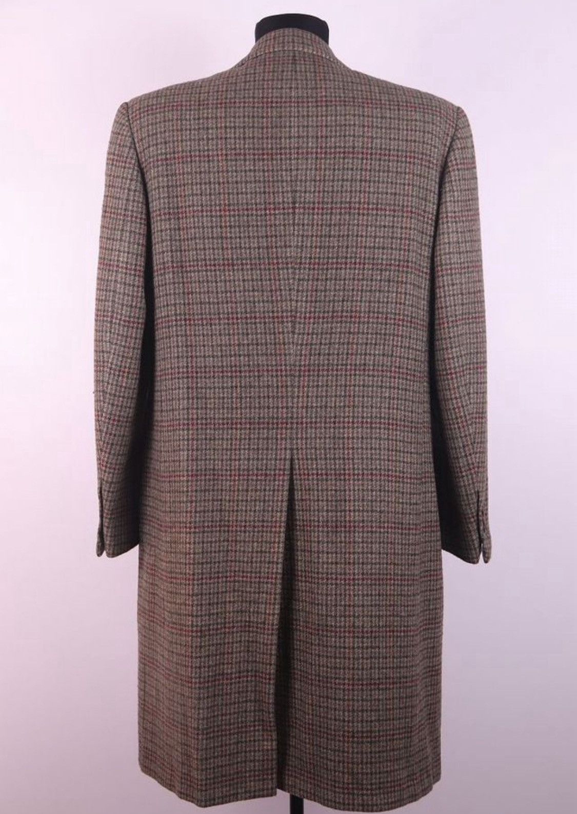 Ralph Lauren Purple Label Ralph Lauren Purple Label Checked Cashmere Heavy Coat Size US L / EU 52-54 / 3 - 3 Thumbnail
