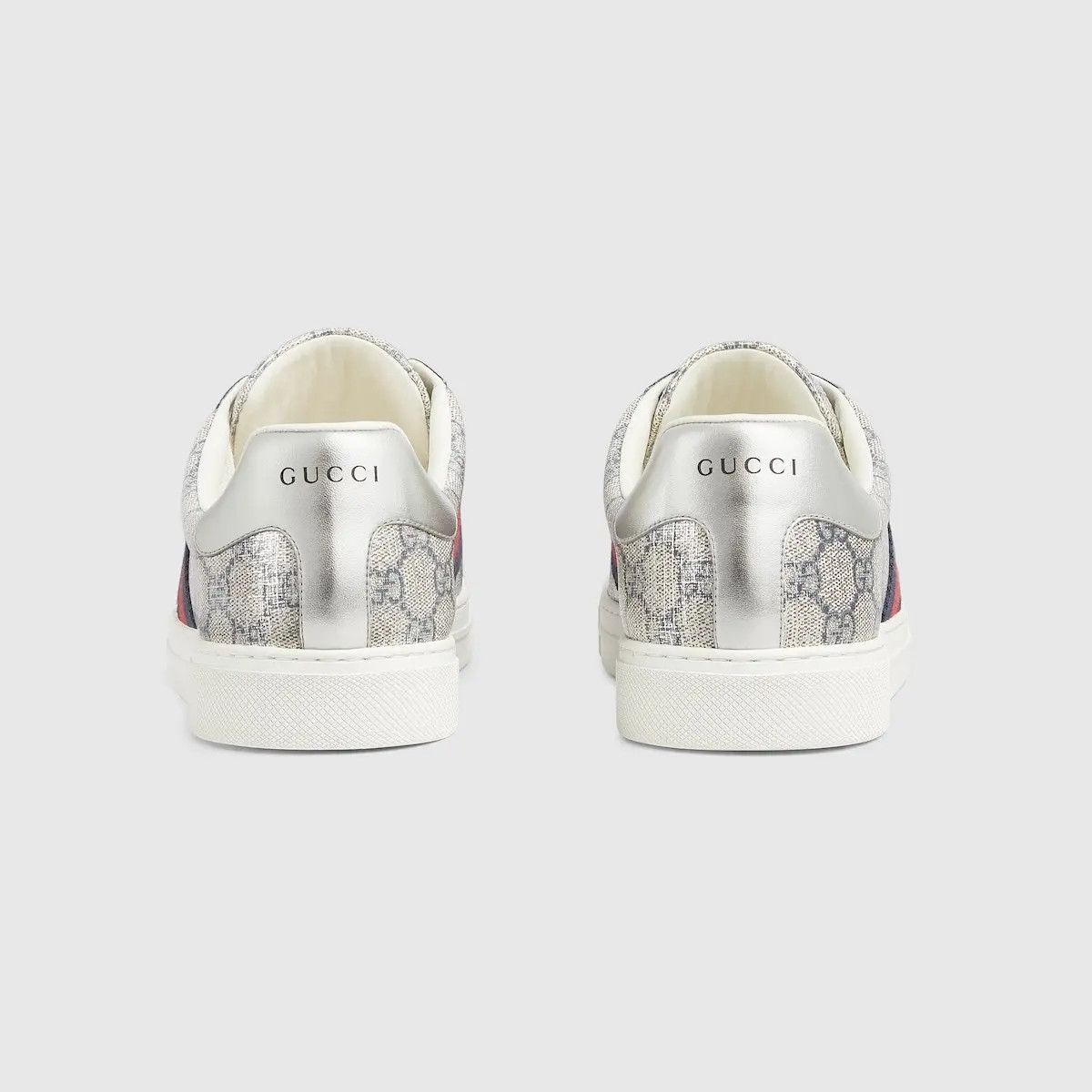 Gucci o1mt1gz1025 Men's Gucci Ace Sneakers With Web in Multicolor Size US 7 / EU 40 - 3 Thumbnail