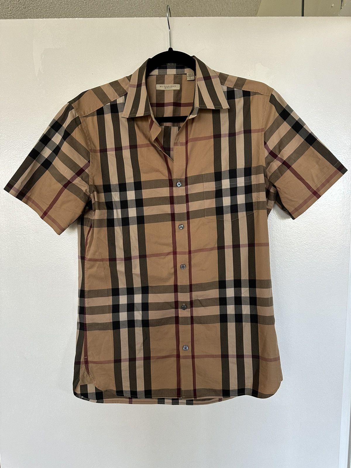 Burberry Burberry Brit Short Sleeve Button Down Size US S / EU 44-46 / 1 - 1 Thumbnail
