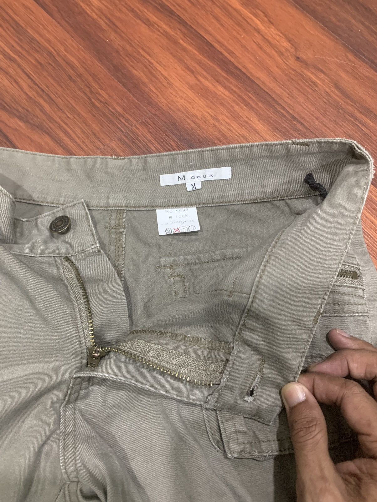If Six Was Nine × Le Grande Bleu (L.G.B.) 💥 Flared 💥M. Deux Cargo Pants Size 30" / US 8 / IT 44 - 11 Thumbnail