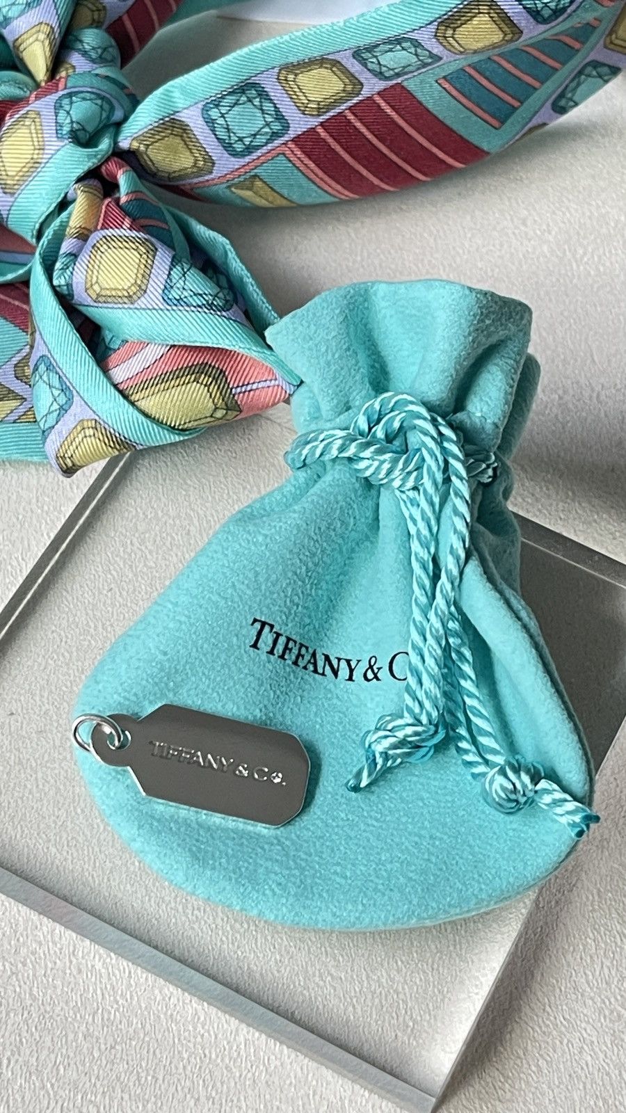 Tiffany & Co. Tiffany & Co. Dog Tag Diamond Charm in Silver NEW Size ONE SIZE - 2 Thumbnail