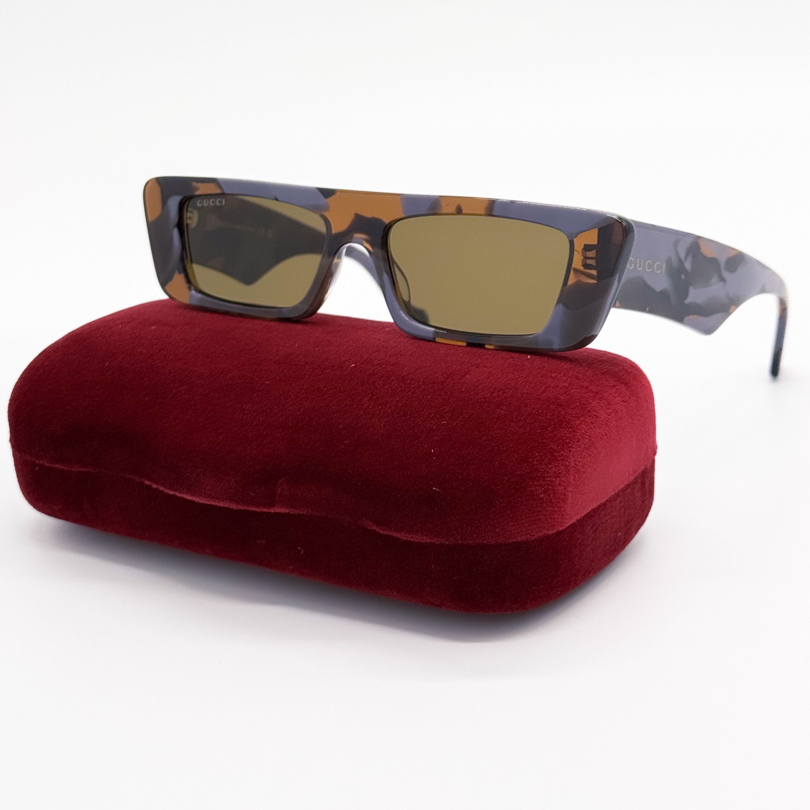 Gucci NEW GUCCI GG1331S 006 UNISEX GREY HAVANA BROWN SUNGLASSES Size ONE SIZE - 1 Thumbnail