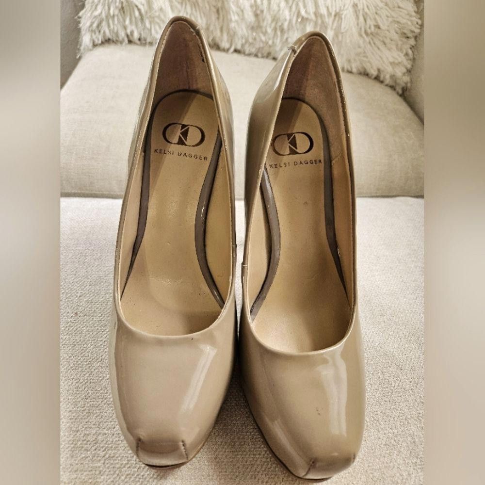 Designer Kelsi Dagger Women's Heels - Elegance in Beige Size US 6.5 / IT 36.5 - 1 Thumbnail
