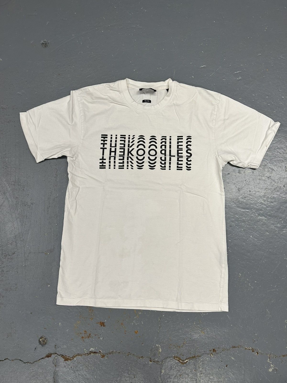 Designer × The Kooples Crazy Designer Y2k Essential The Kooples White Tee Shirt Size US S / EU 44-46 / 1 - 1 Thumbnail