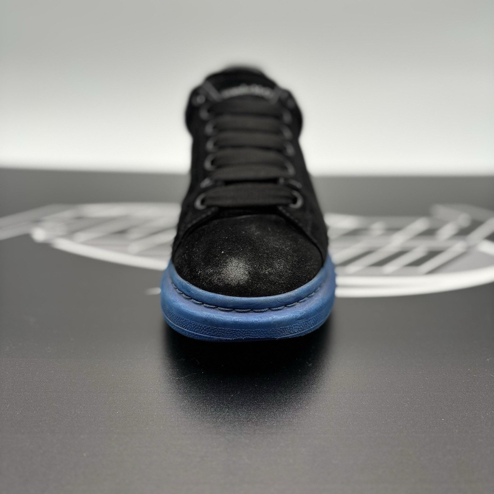 Alexander McQueen Alexander McQueen ' Black Velvet, Blue ' Size US 8.5 / EU 41-42 - 15 Thumbnail