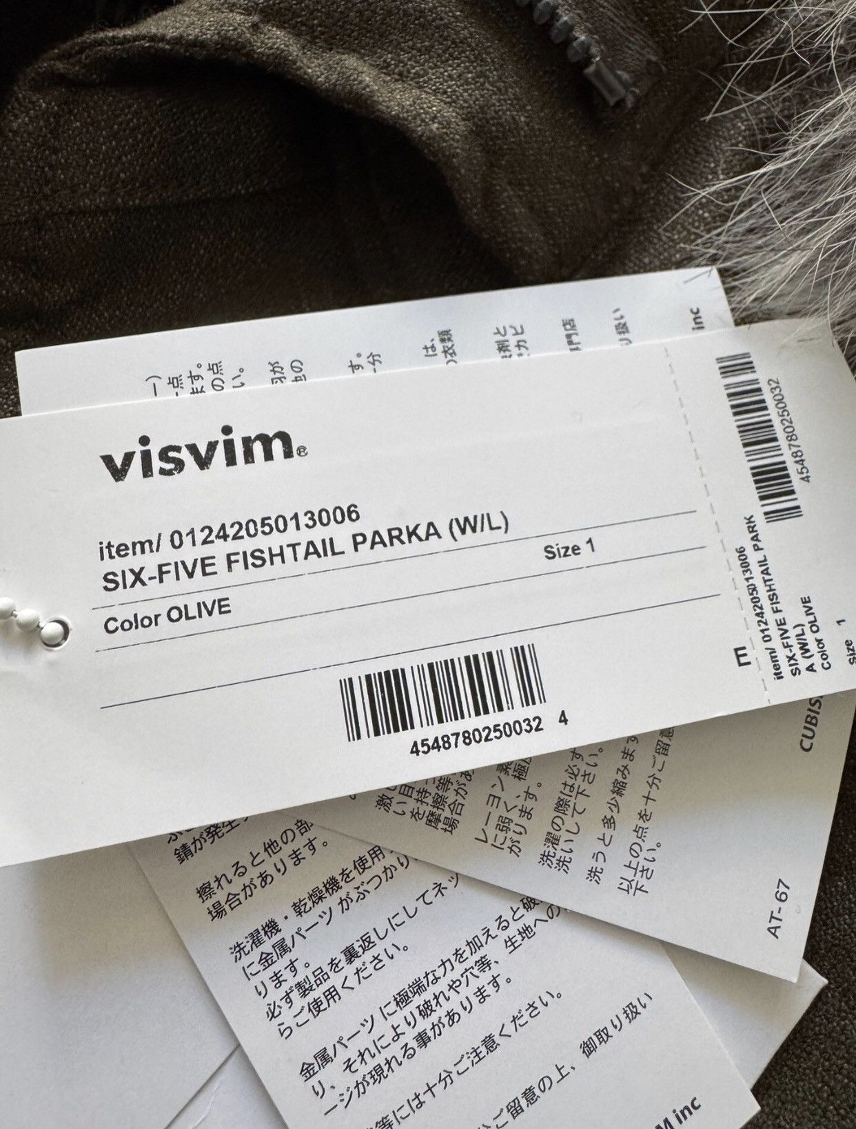 Visvim VISVIM 24AW SIX-FIVE FISHTAIL PARKA coat 2412-Nextarrow Size US S / EU 44-46 / 1 - 4 Thumbnail