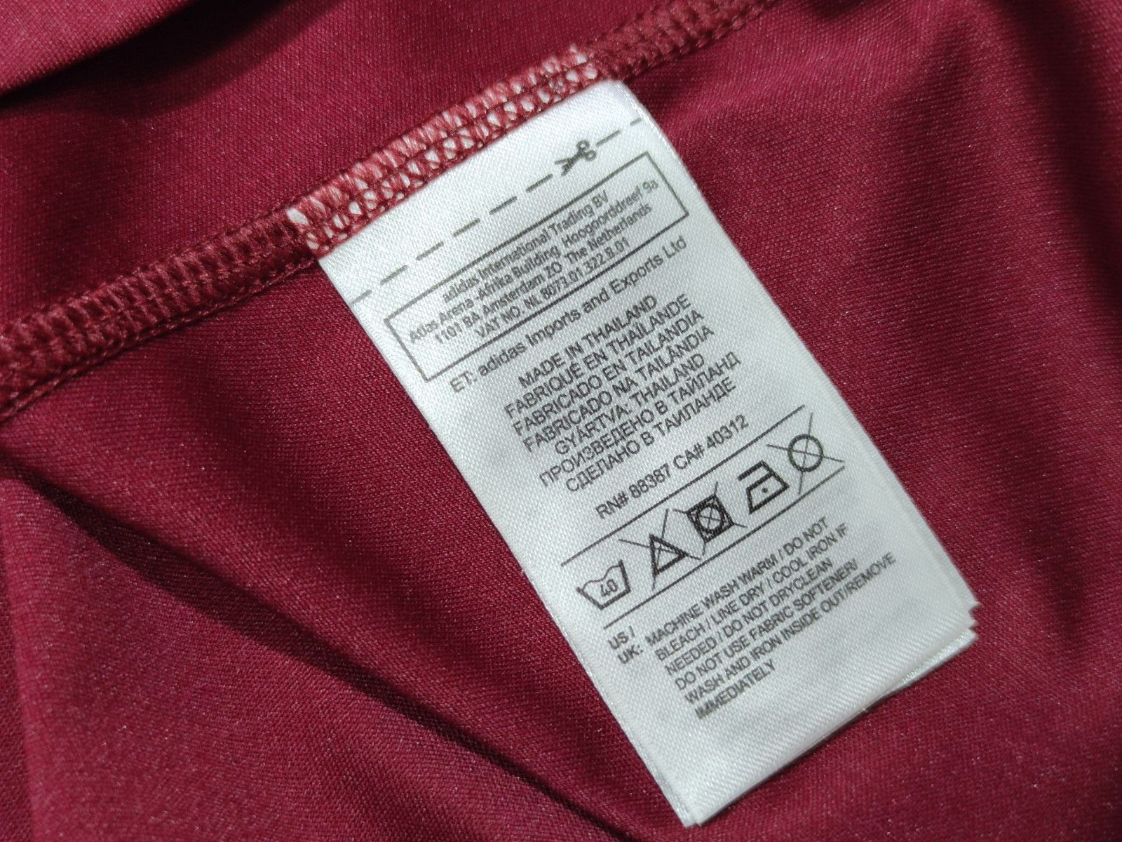 Adidas West Ham 2013-2014 Football Jersey Shirt Size UK 2XL Size US XXL / EU 58 / 5 - 7 Thumbnail