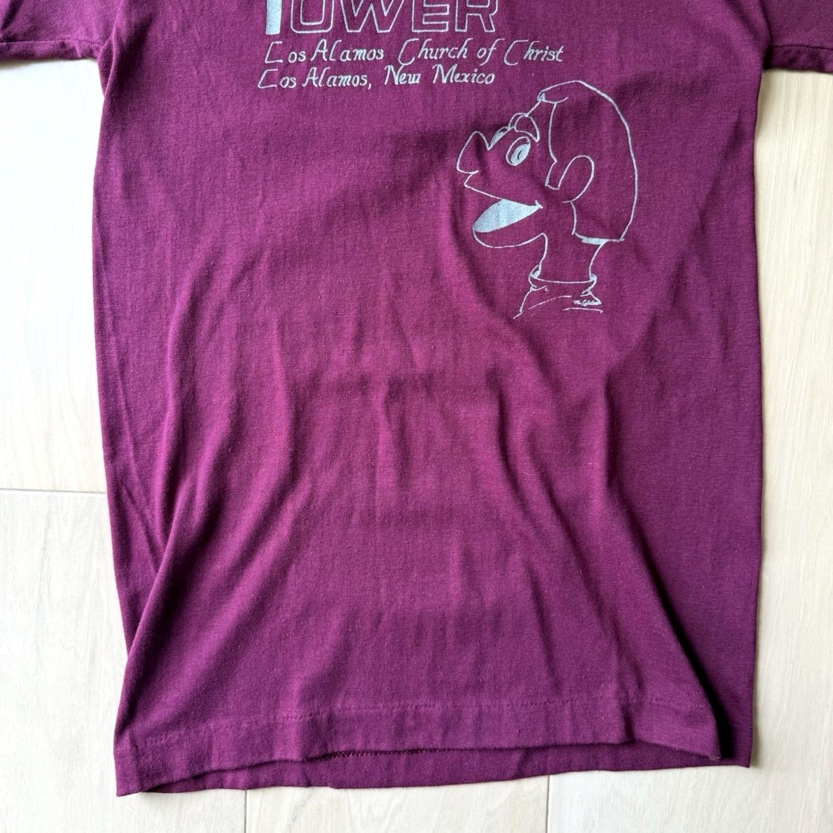 Vintage VINTAGE Puppet Power Shirt S Maroon 80s Made USA Los Alamos New Mexico Nuclear Size US S / EU 44-46 / 1 - 3 Thumbnail