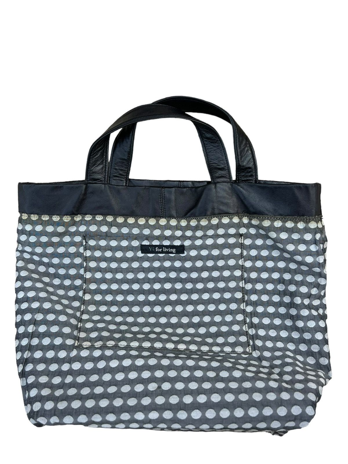 Yohji Yamamoto Yohji Yamamoto Y’s for Living Black Leather Mini Tote Bag Size ONE SIZE - 17 Thumbnail