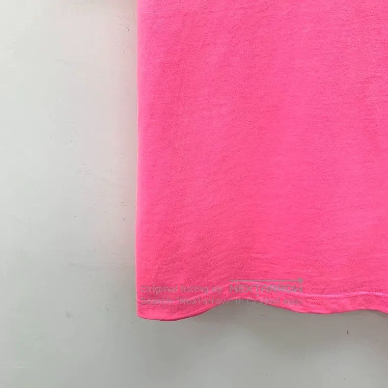 Balenciaga Balenciaga Pink Logo Letter Embroidered Cotton Crew Neck S Size US XS / EU 42 / 0 - 4 Thumbnail