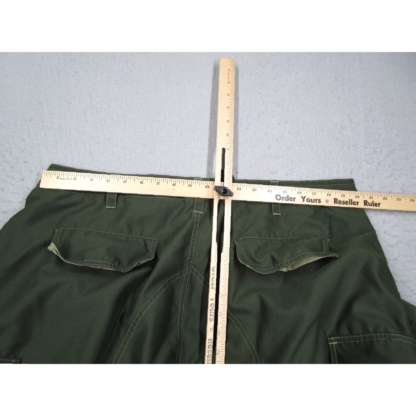 Gap VINTAGE Gap Pants Mens XL Green Cargo Tapered Drawstring 5-Pocket Workwear Casual Travel 90s Mens Size US 36 / EU 52 - 6 Thumbnail