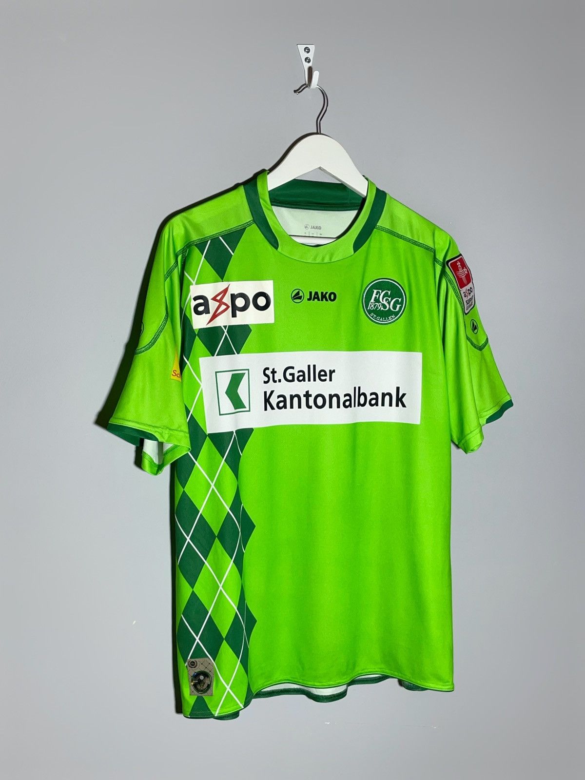 Other St Gallen Jako 2010/11 Home Y2k Streetwear Football Shirt Size US L / EU 52-54 / 3 - 2 Thumbnail