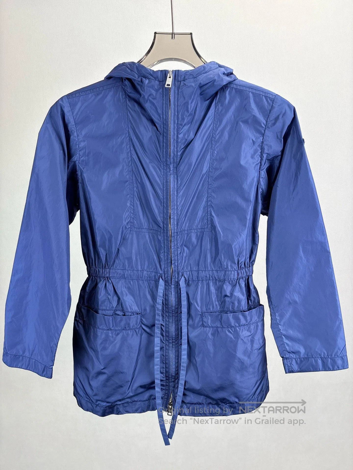 Prada Prada Triangle Logo Blue Nylon Jacket. Size XS / US 0-2 / IT 36-38 - 1 Thumbnail