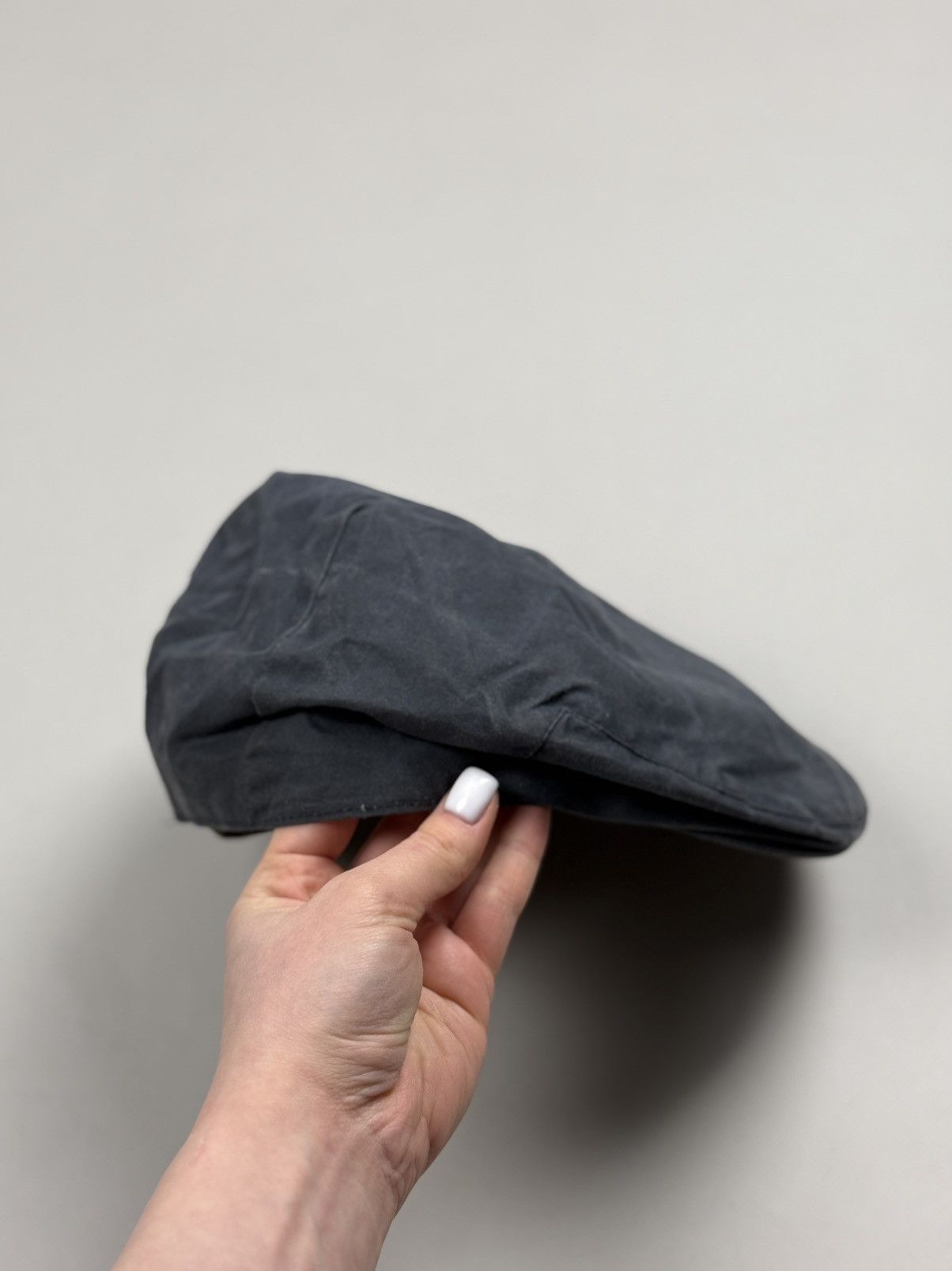 Barbour Barbour Wax Waxed Cotton A818 Flat Cap Hat Size 7 / 57 Cm Size ONE SIZE - 3 Thumbnail