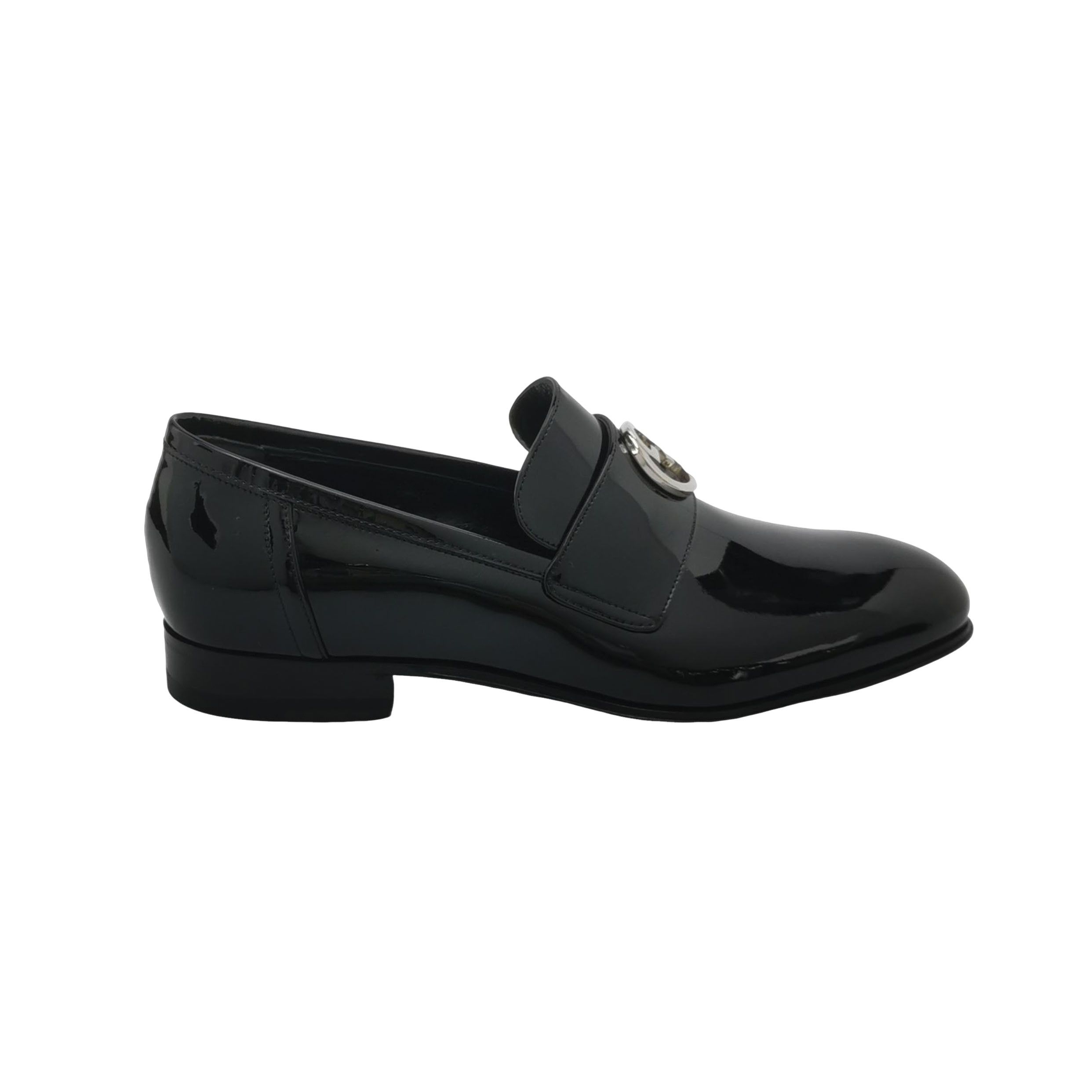 Gucci Gucci Interlocking G Patent Leather Loafers 40 Size US 7 / EU 40 - 1 Thumbnail
