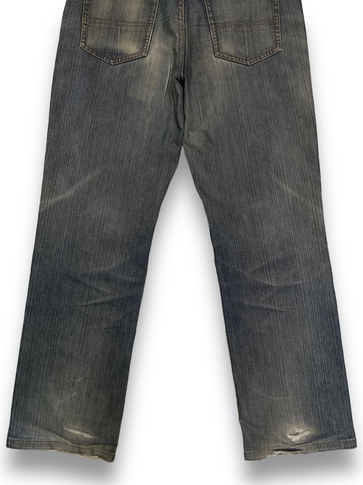 Japanese Brand Vintage Full House Homme Mud Wash Loose Fit Distressed Jeans Size US 32 / EU 48 - 15 Thumbnail