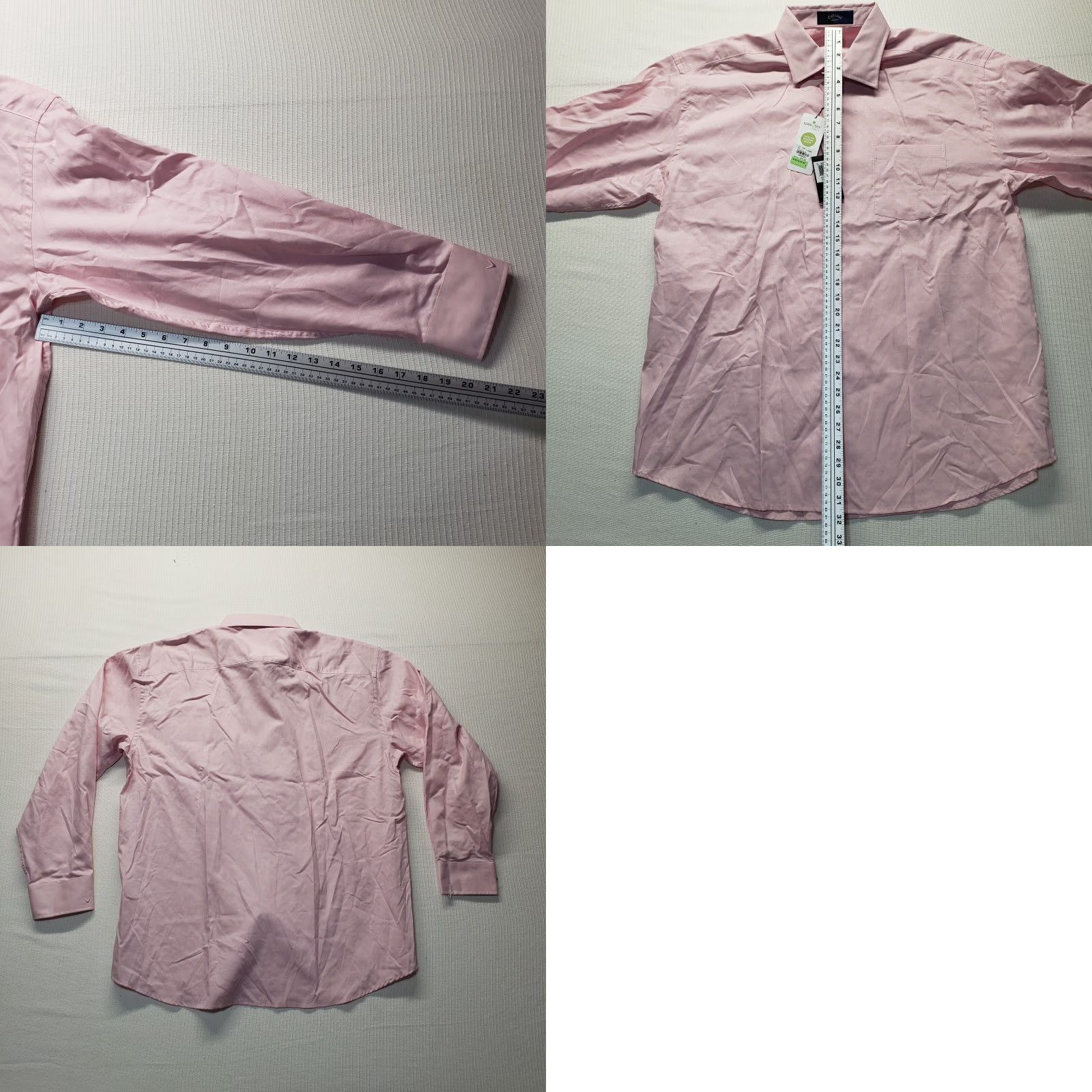Callaway Callaway Shirt Button-Up Golf Adult Men's 2XL Pink Long Sleeve Size US XXL / EU 58 / 5 - 8 Thumbnail