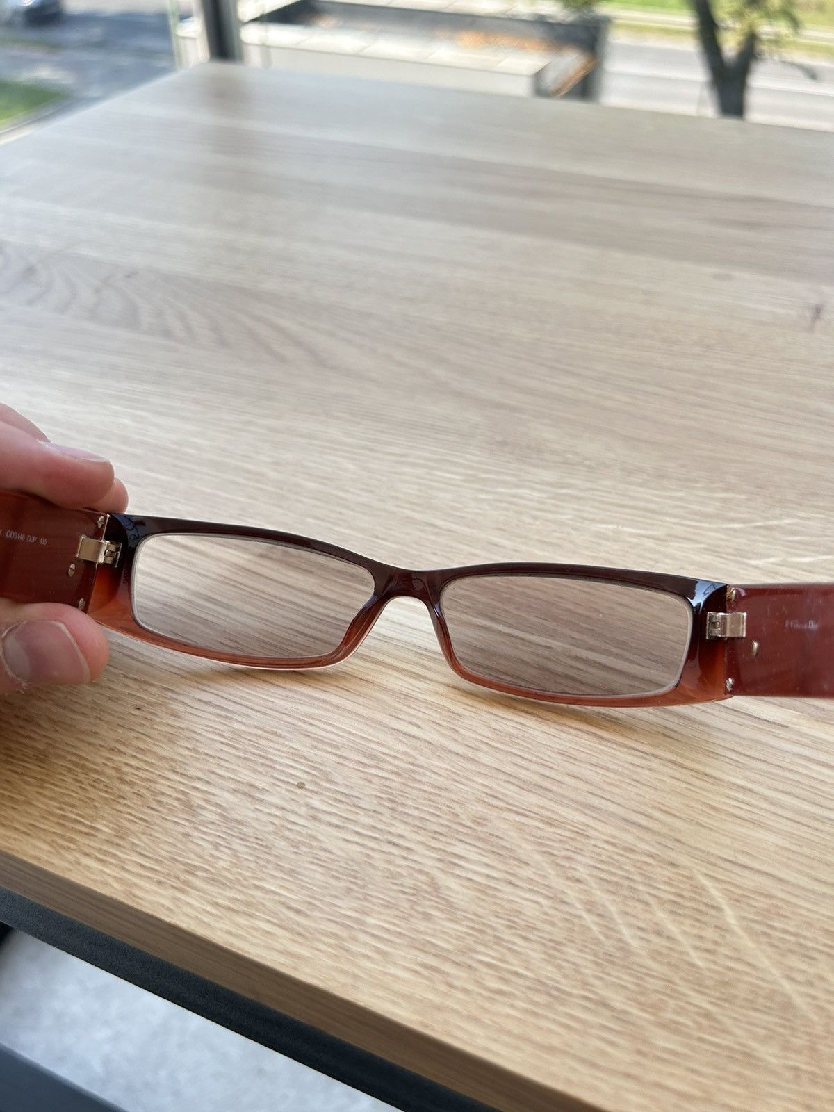 Dior × Vintage Christian Dior '00s Flat Glasses Size ONE SIZE - 7 Thumbnail