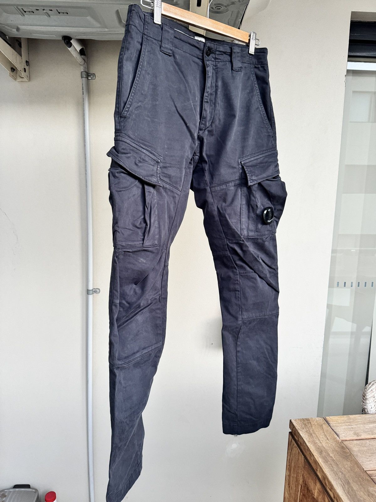C.P. Company Total Eclipse Dark Navy Stretch Sateen Cargo Pants 44 Size US 28 / EU 44 - 7 Thumbnail