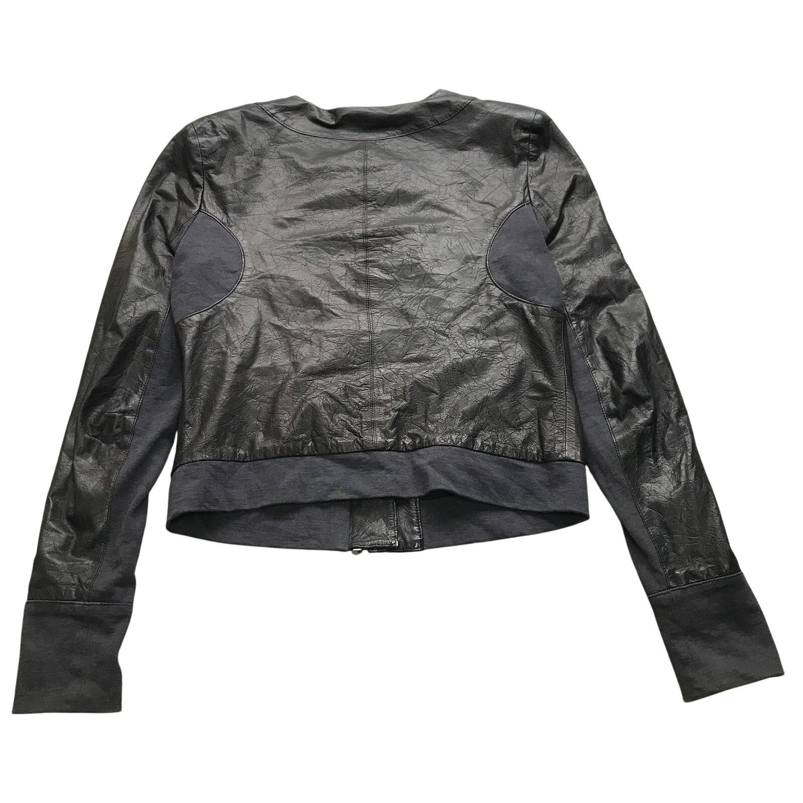 Other ALC Black Lamb Leather Moto Jacket Women Small 6 Black LR146 Size M / US 6-8 / IT 42-44 - 4 Thumbnail