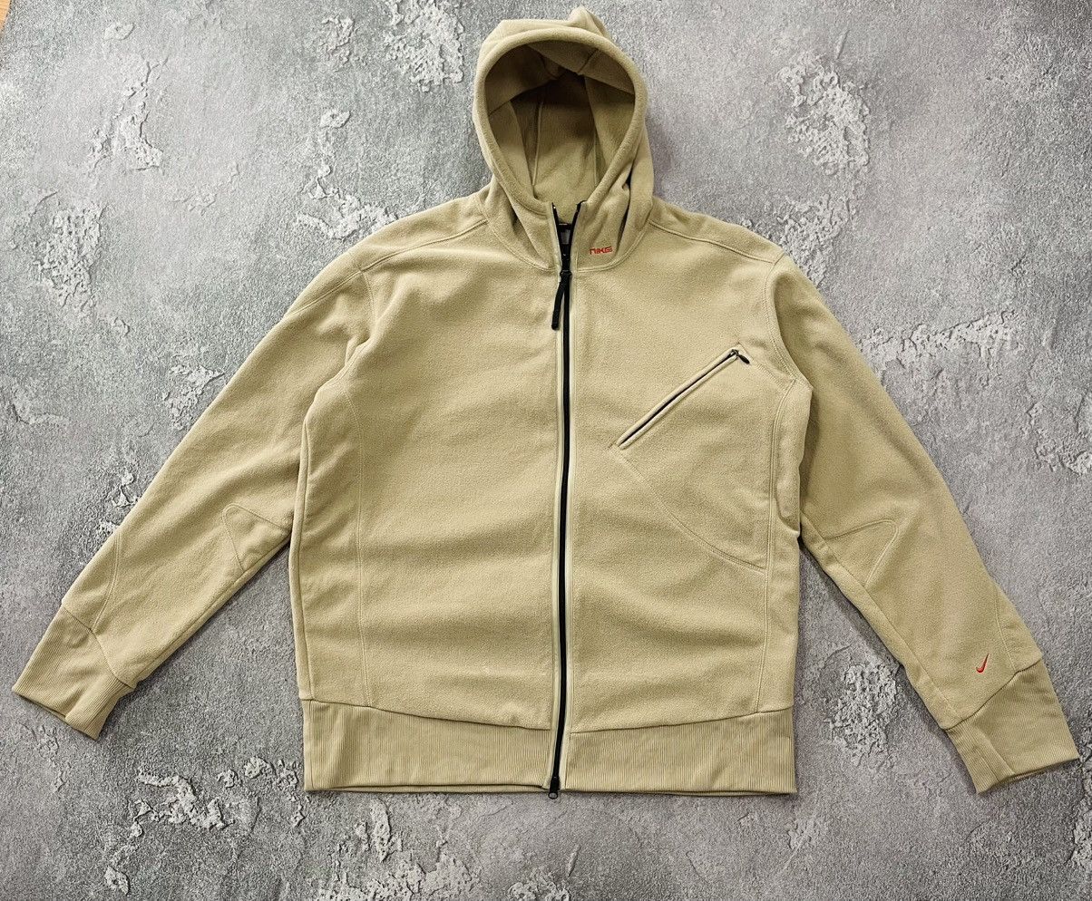 Vintage Nike Y2k Fleece Zip Hoodie Ninja Style Snow Jacket