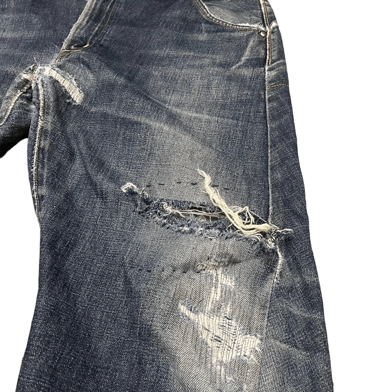 Edwin Vintage Edwin E Function Thrashed Denim Jeans Size US 34 / EU 50 - 5 Thumbnail