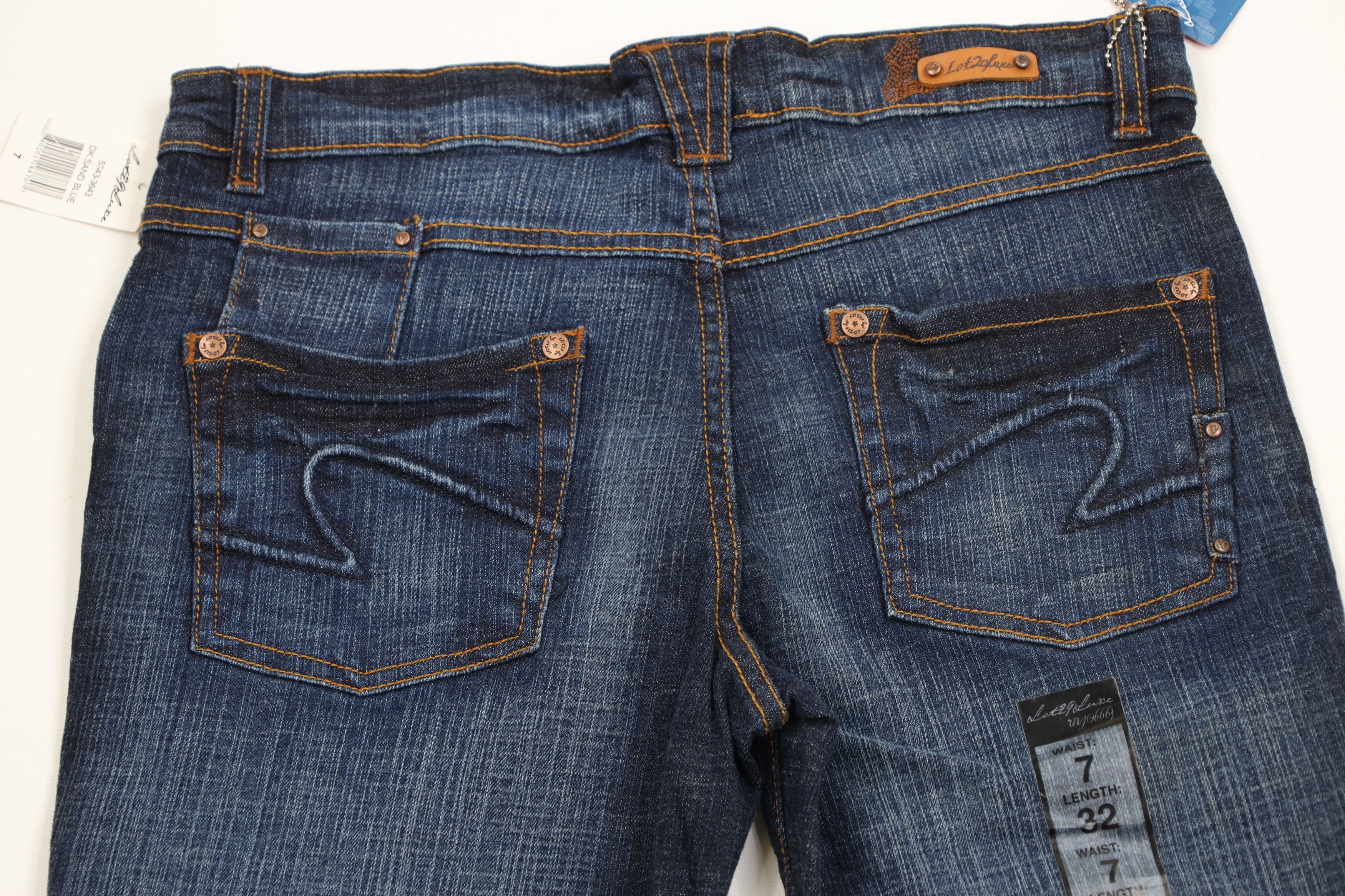 Vintage Deadstock Vintage Y2K Lot 29 Tunes Flared Wide Leg Jeans Size 28" / US 6 / IT 42 - 11 Thumbnail