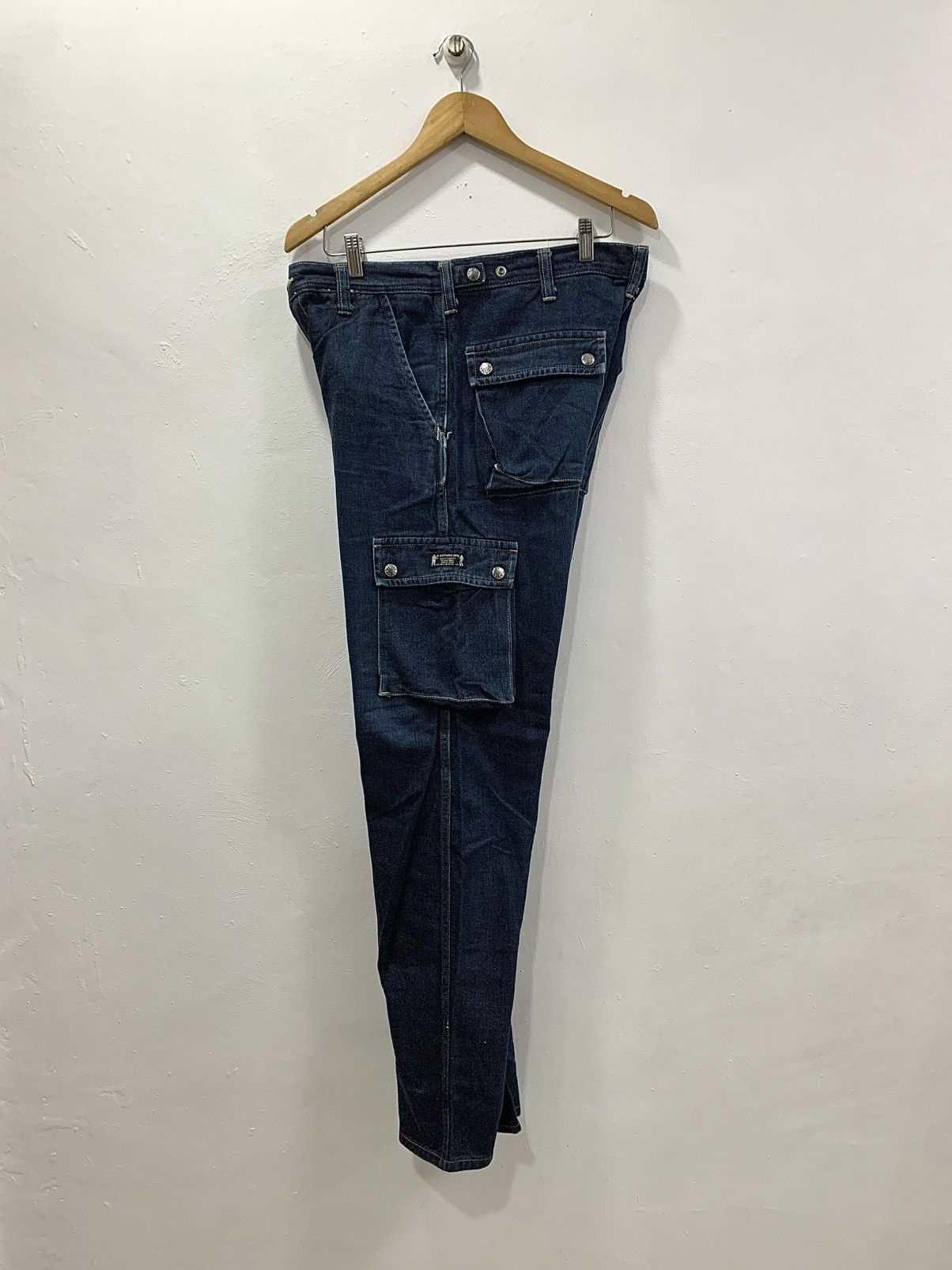 Bape OG BAPE DENIM CARGO PANTS Size US 32 / EU 48 - 10 Thumbnail