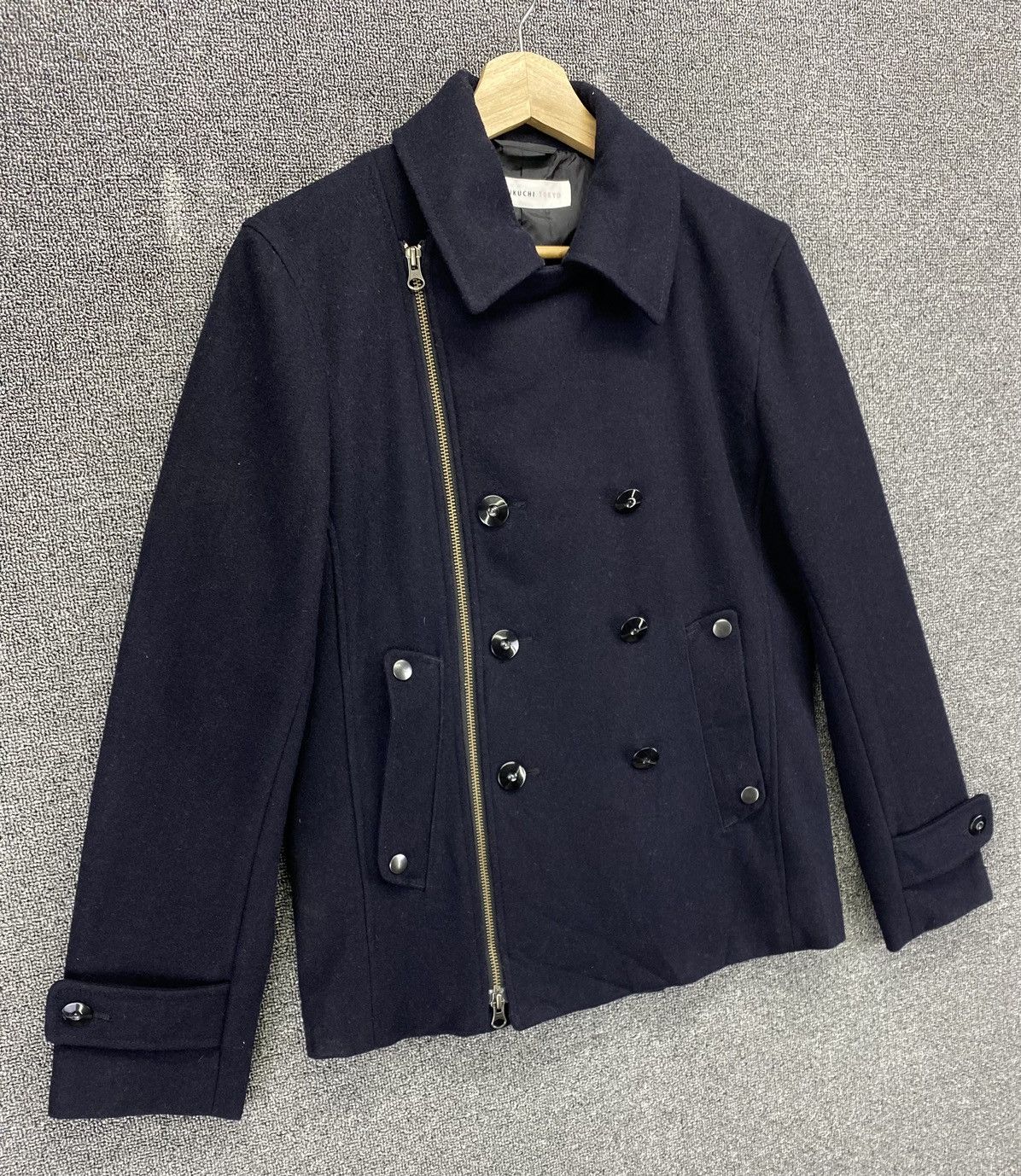 Takeo Kikuchi Vintage Takeo Kikuchi Tokyo Punk Style Wool Jacket Size M / US 6-8 / IT 42-44 - 2 Thumbnail