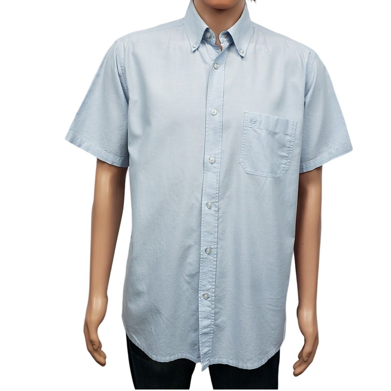 Saint James Saint James Shirt Short Sleeves Button Down Embroidered Logo Size US M / EU 48-50 / 2 - 1 Thumbnail