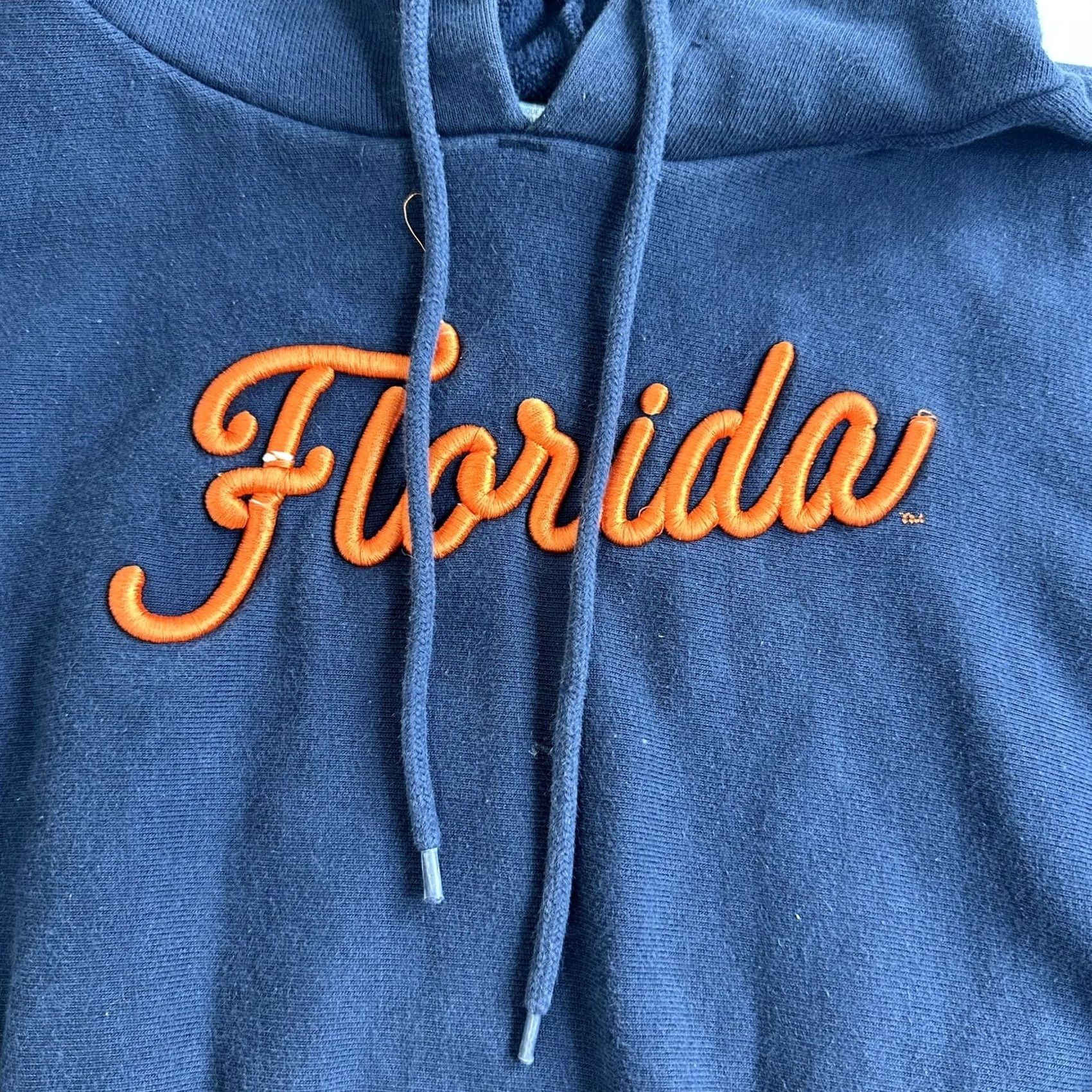 Champion VINTAGE Champion Reverse Weave Hoodie Pullover Womens Small Blue Florida pullover Hoodie Women S Blue Florida pullover Size S / US 4 / IT 40 - 3 Thumbnail