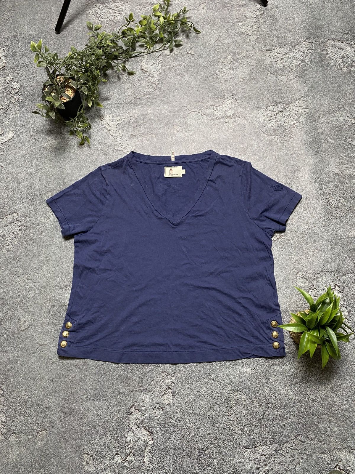 Moncler Grenoble × Vintage Moncler grenoble t shirt vintage Size L / US 10 / IT 46 - 1 Thumbnail