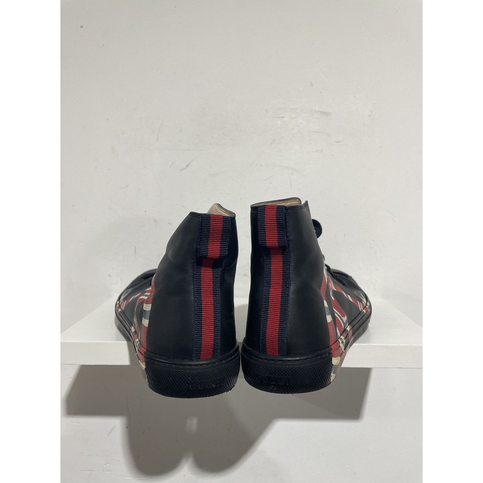 Gucci GUCCI LEATHER HIGH TOP 'SNAKE' SIZE 10 PREOWNED Size US 10 / EU 43 - 5 Thumbnail