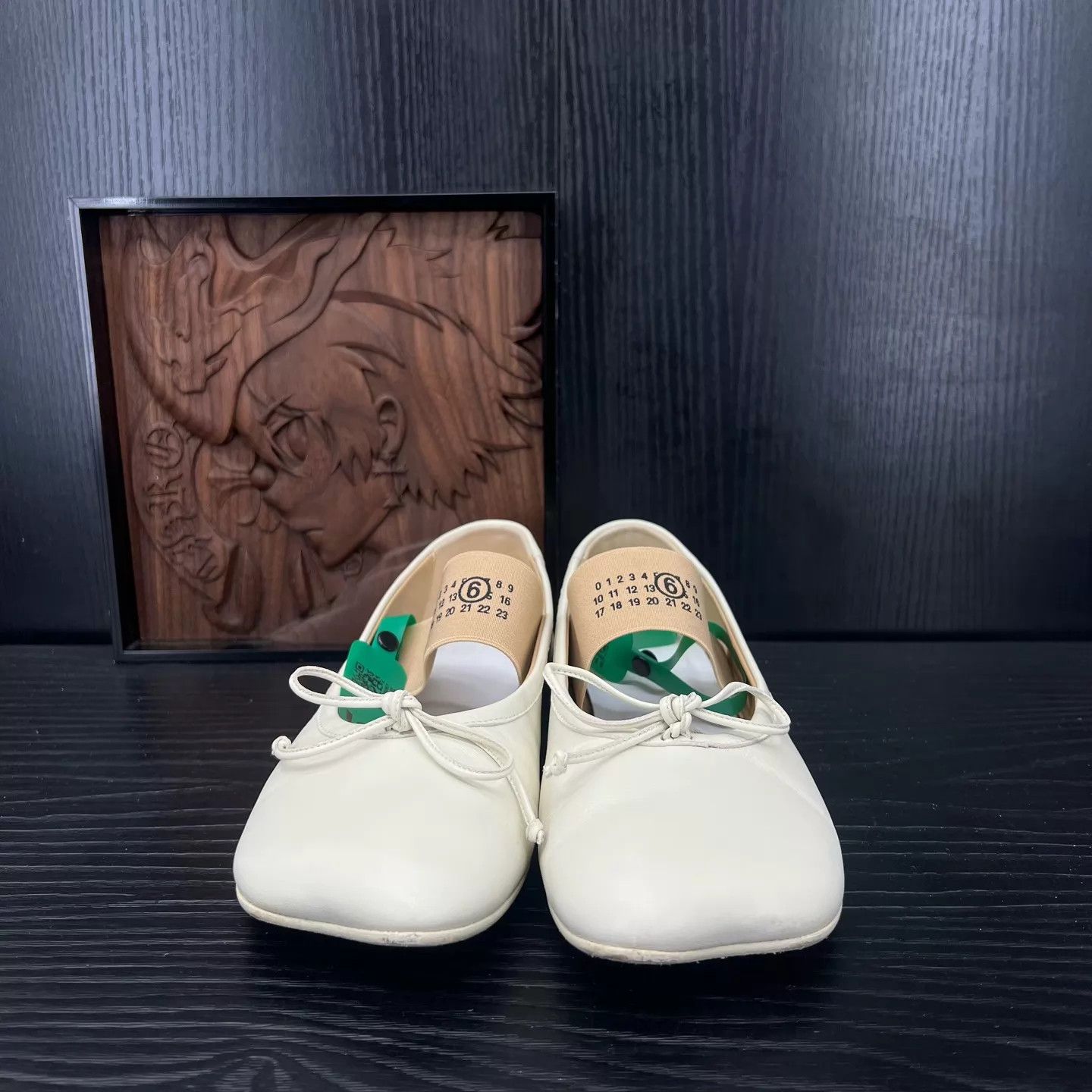 Gucci Margiela Lambskin Butterfly Laces Beige Near new Size US 7.5 / IT 37.5 - 5 Thumbnail