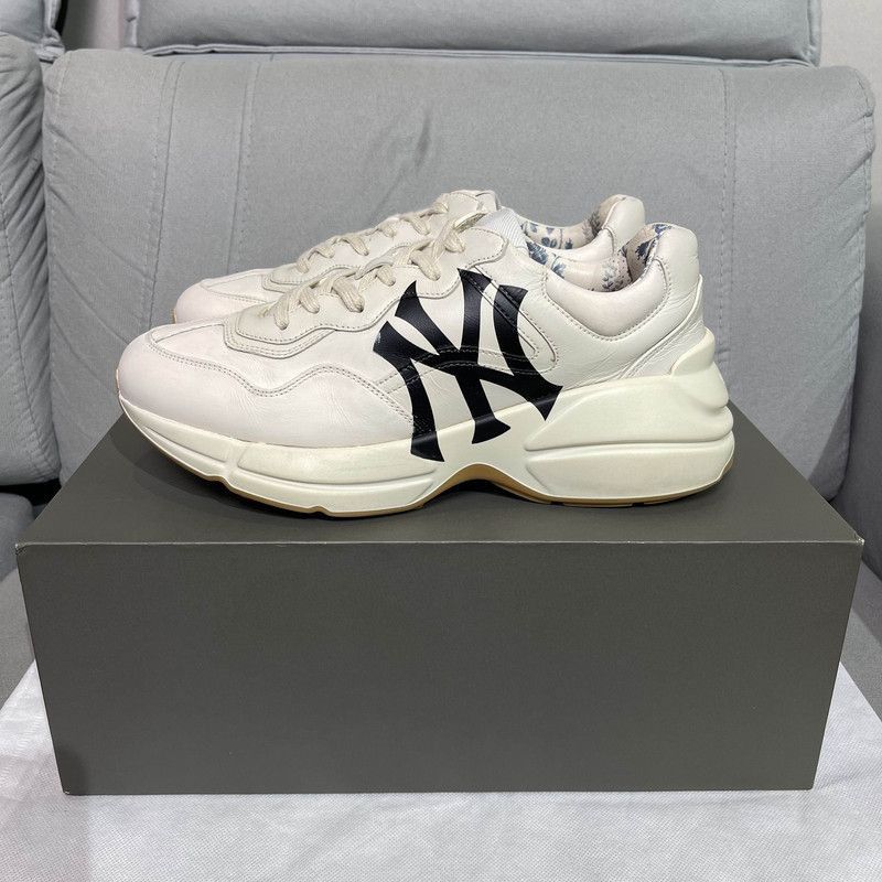 Gucci Gucci Rhyton Low-Top Sneakers in Beige - Size US 8.5 / EU 41-42 - 1 Thumbnail