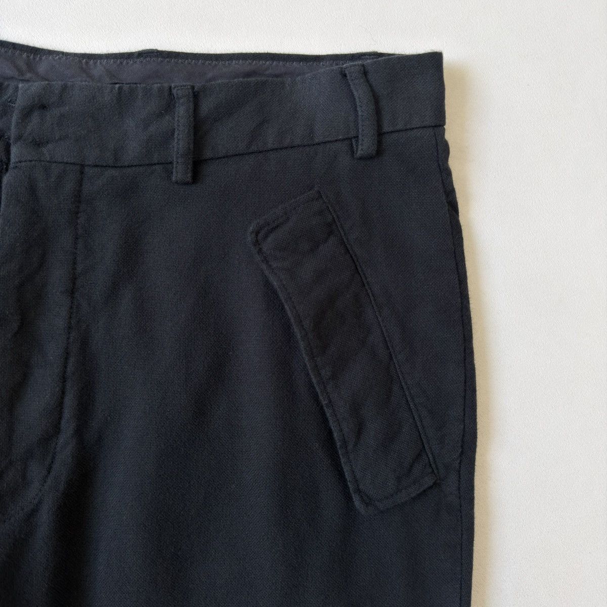Maison Margiela S/S 04 Black Cotton ‘Utility Pants’ Size US 36 / EU 52 - 14 Thumbnail