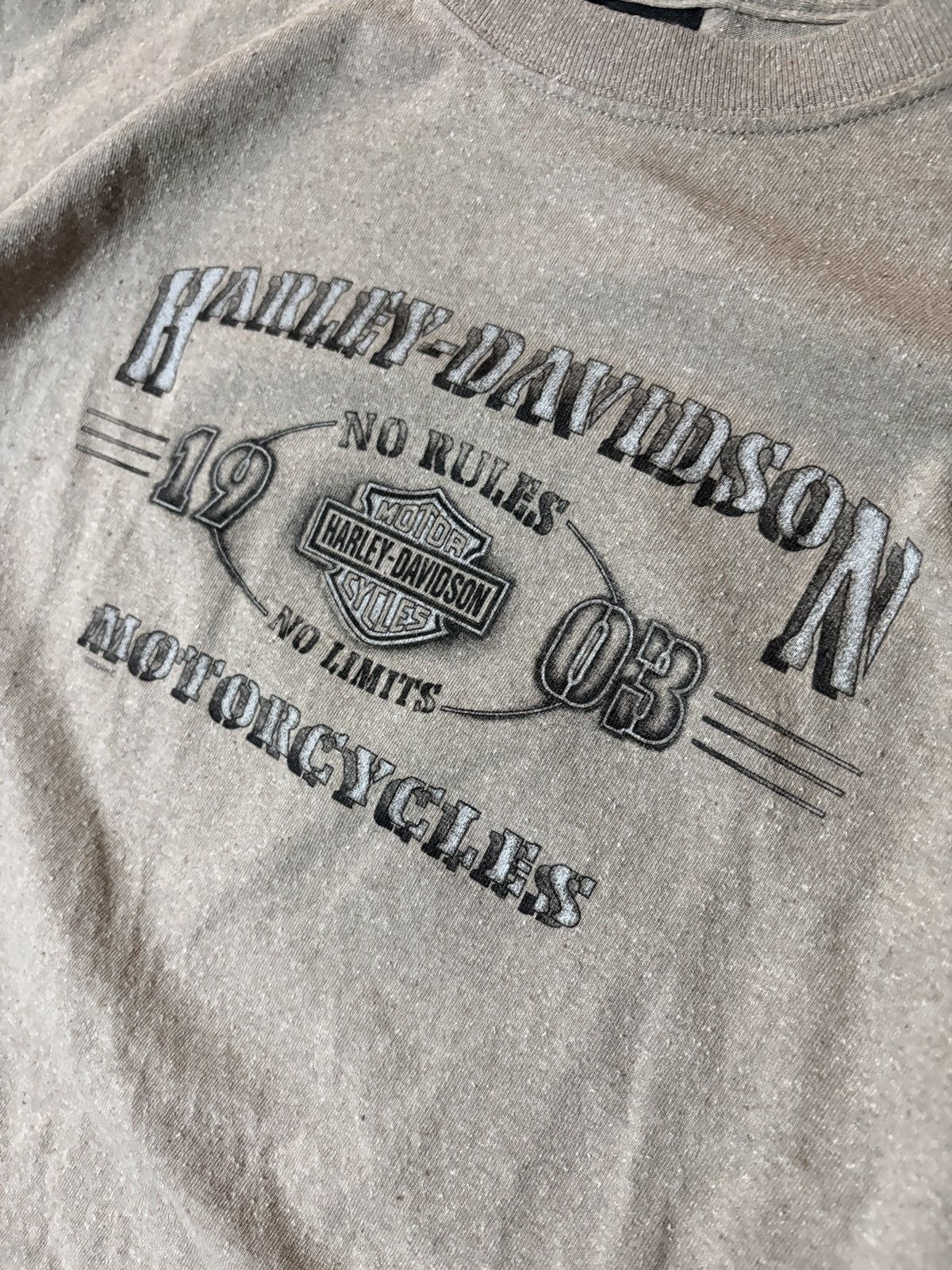 Harley Davidson Vintage 00’s Harley Davidson Made In USA Tee T-shirt Gray Size US L / EU 52-54 / 3 - 2 Thumbnail