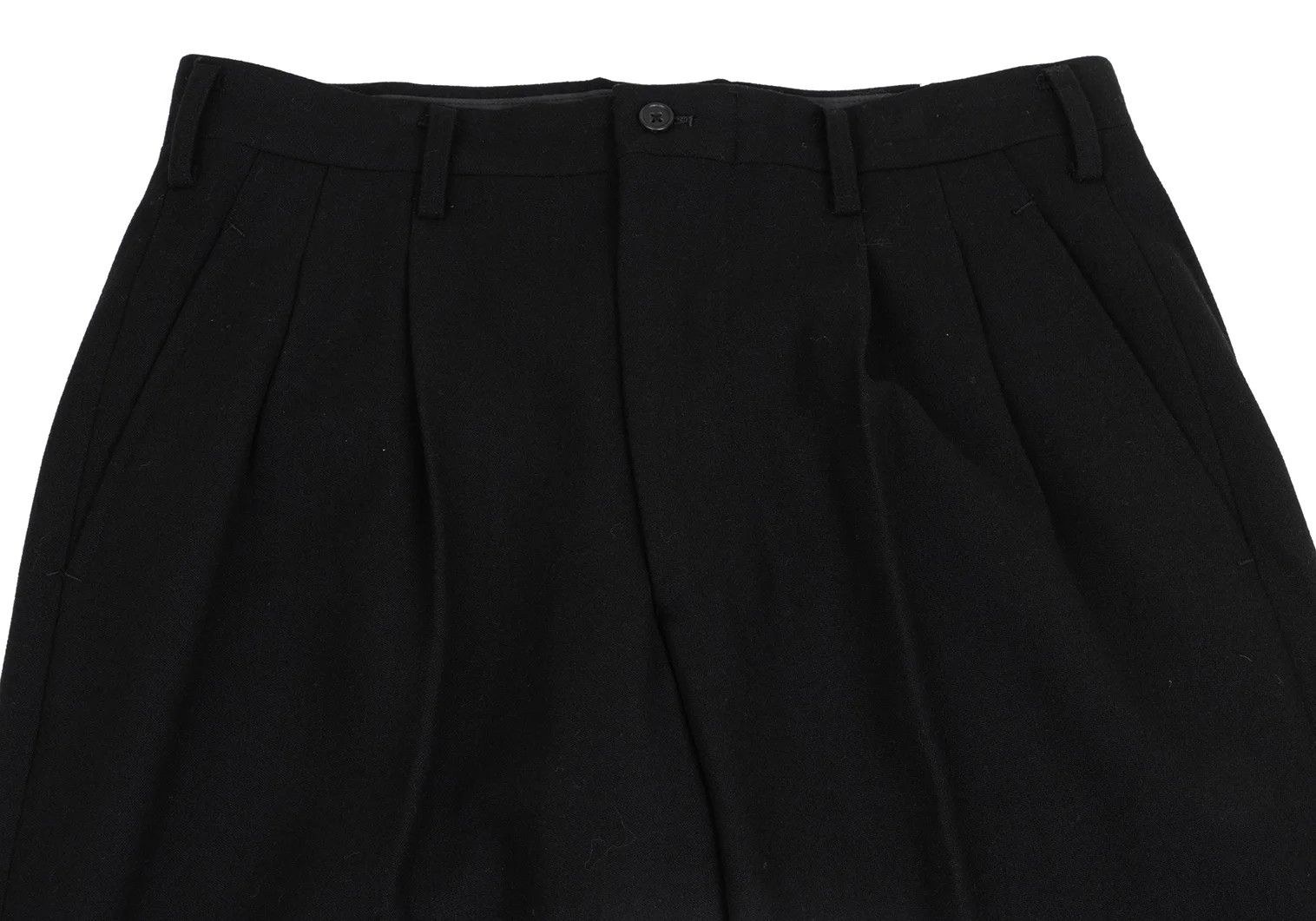 Yohji Yamamoto Yohji Yamamoto Wool Nylon Tapered Pants Black L Size US 38 / EU 54 - 3 Thumbnail