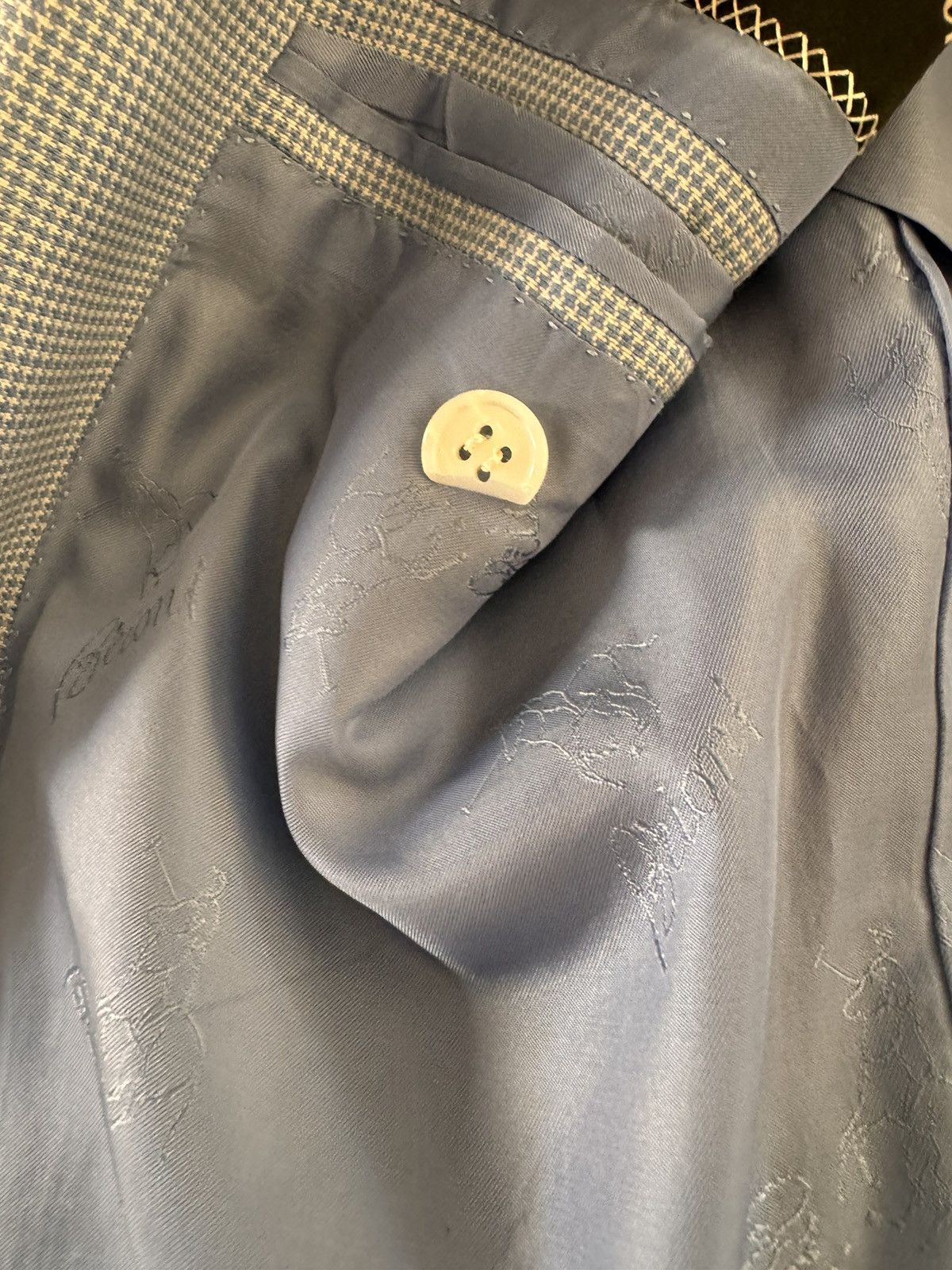 Brioni Mini Check Cashmere & Silk Jacket Size 42R - 14 Thumbnail