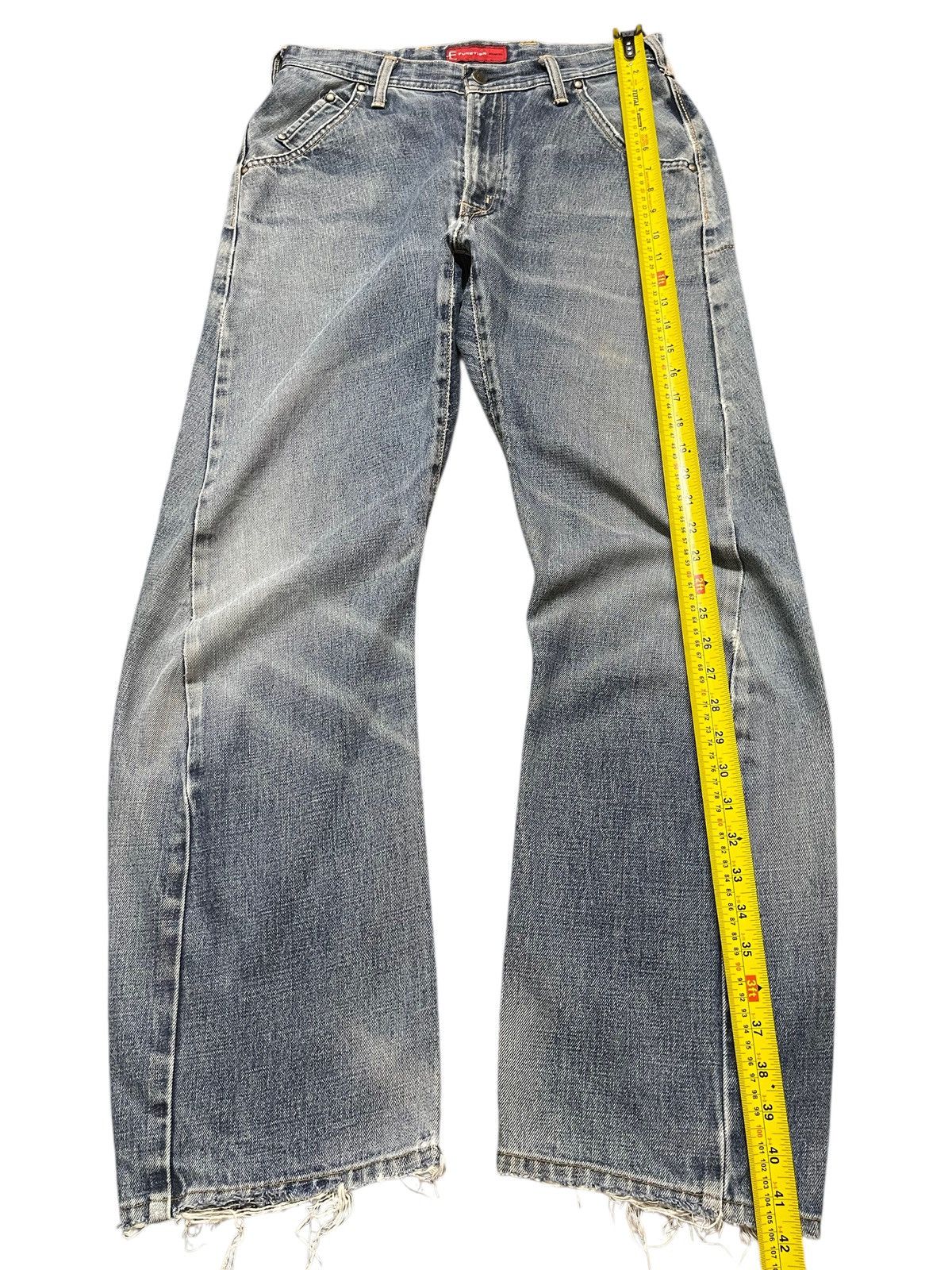 Edwin Vintage Edwin E-Function Blue Faded Wash Clawmark Loose Fits Size US 30 / EU 46 - 14 Thumbnail