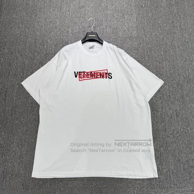 Vetements Vetements “I Have a Drinking Problem” T-Shirt White | L