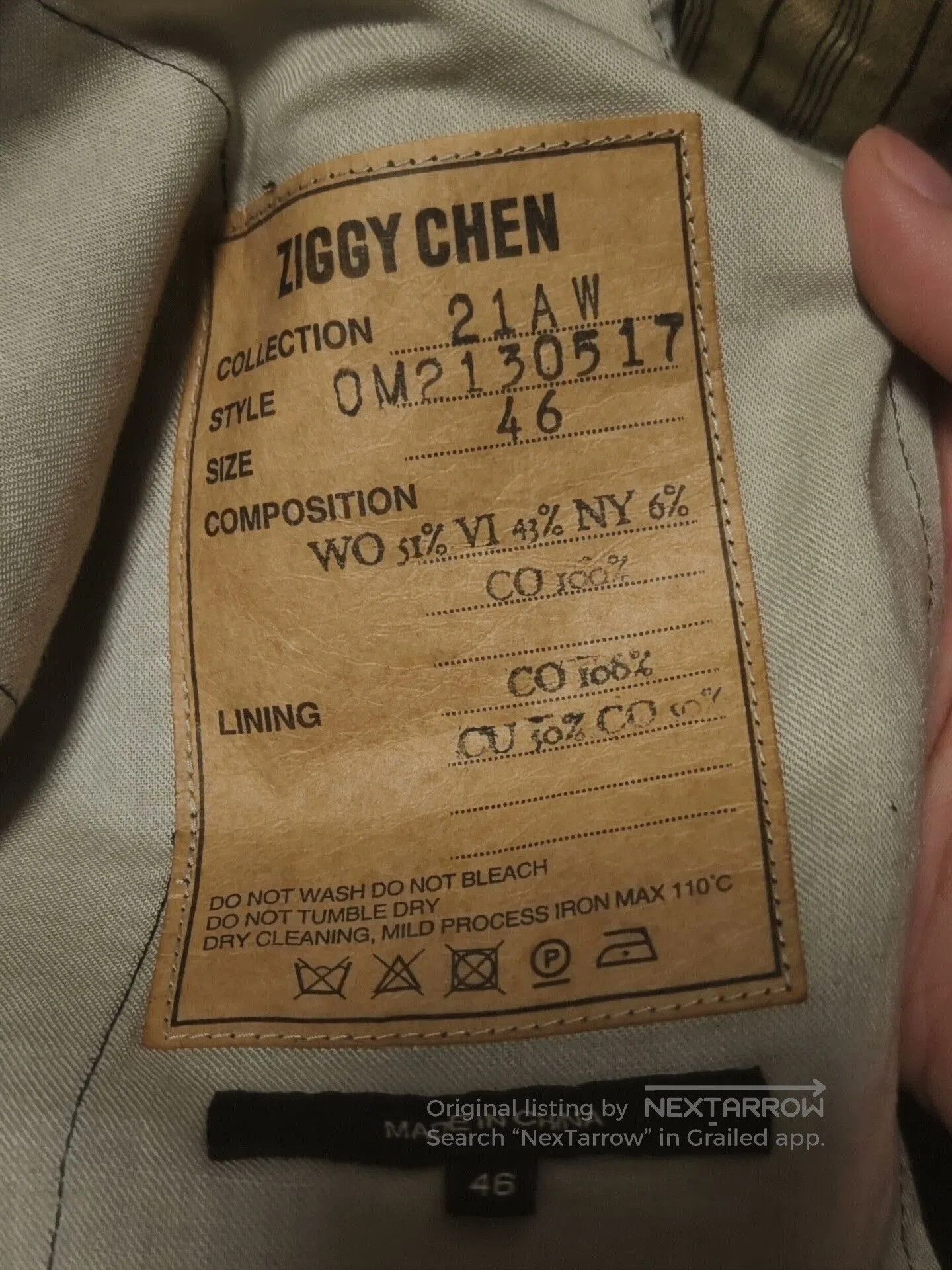 Ziggy Chen Ziggy Chen 21AW Bamboo Pattern Overalls. Size US 30 / EU 46 - 6 Thumbnail
