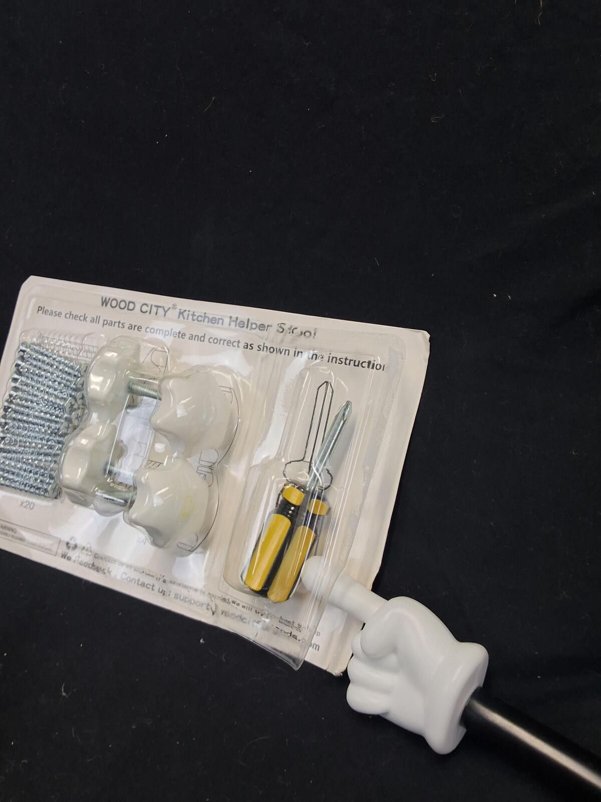 Other WOOD CITY Kitchen Helper Stool Parts Kit with Tools & Screws Size ONE SIZE - 2 Thumbnail