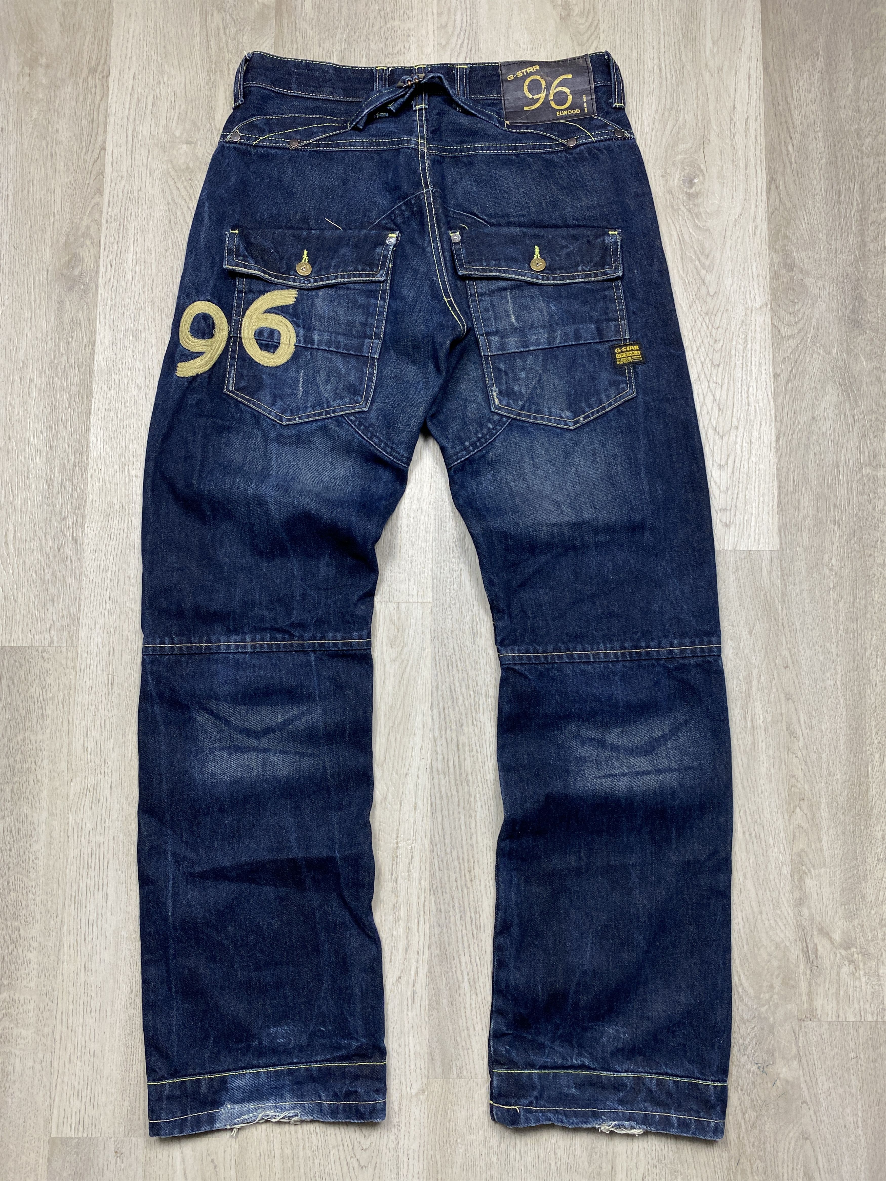 G-Star G Star Raw Vintage 5620 Elwood Denim Double Knee Pants Jeans Size US 32 / EU 48 - 1 Thumbnail