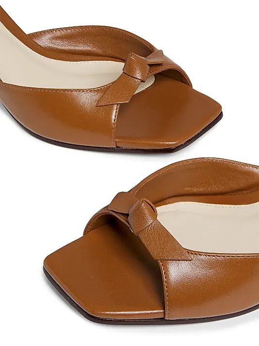 Alexandre Birman os11x0226 Clarita 60mm Leather Sandals in Brown Size US 9 / IT 39 - 5 Thumbnail
