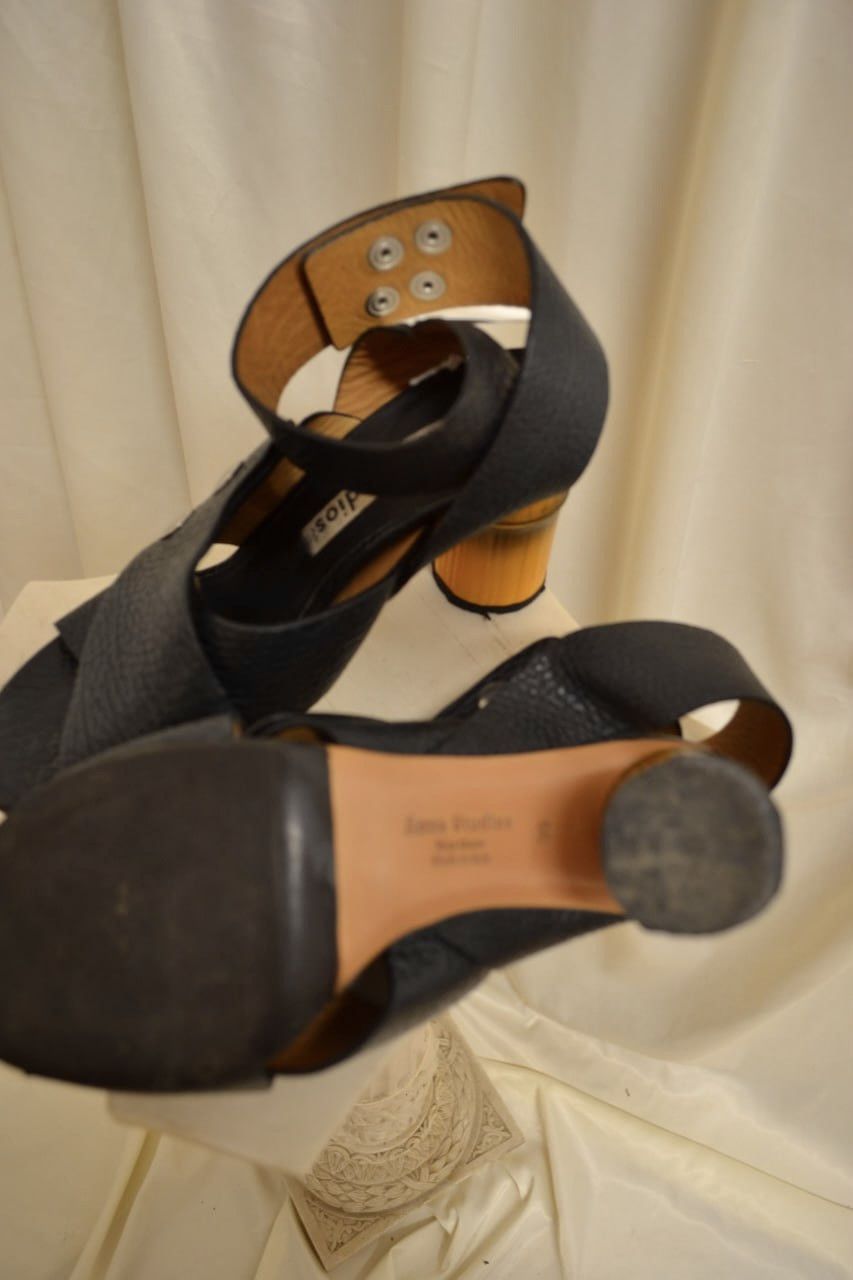 Acne Studios Vintage archive Acne Studios bamboo leather heels Size US 9 / IT 39 - 5 Thumbnail