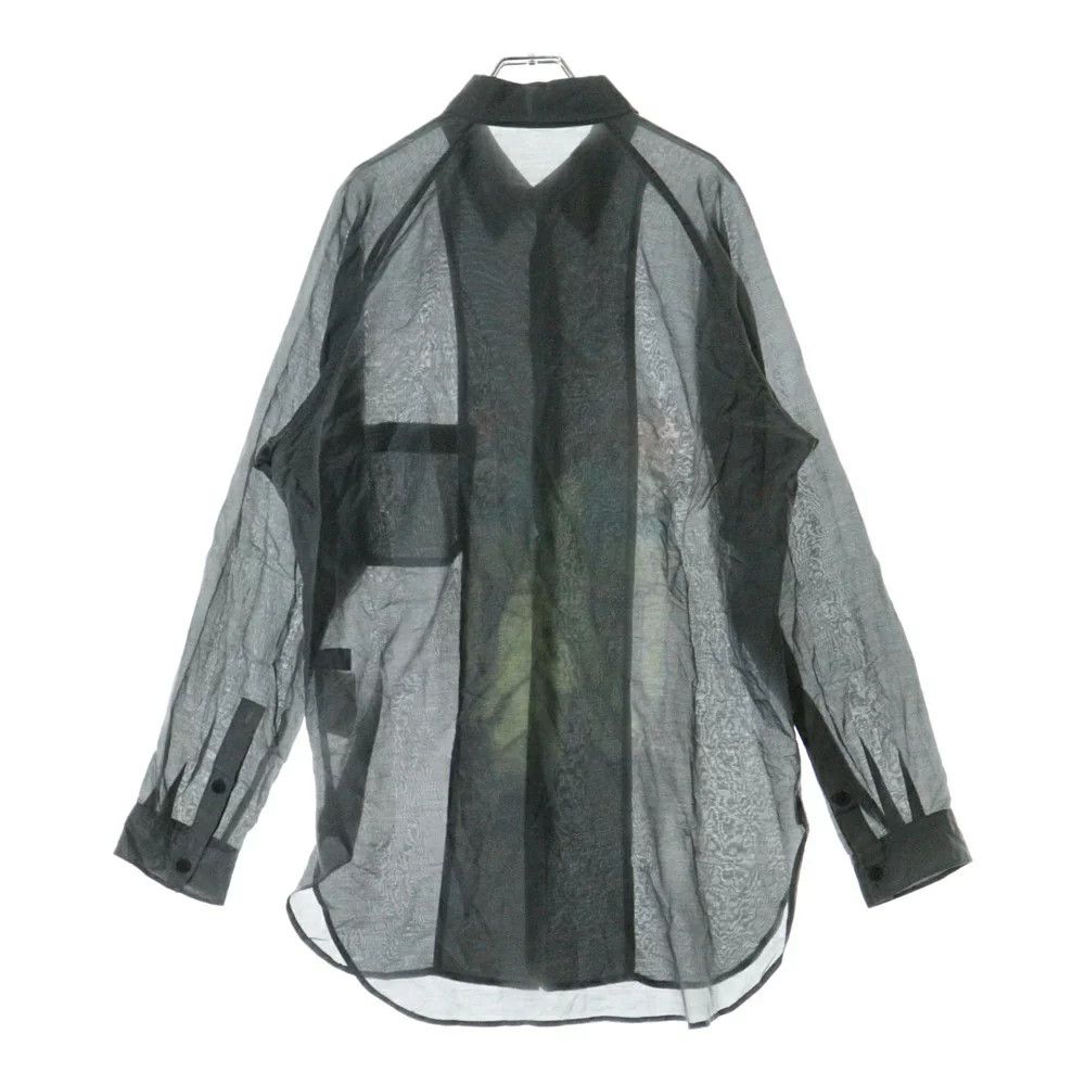 Yohji Yamamoto Yohji Yamamoto POUR HOMME // 24S Silk Shirt Blouse Size US M / EU 48-50 / 2 - 2 Thumbnail