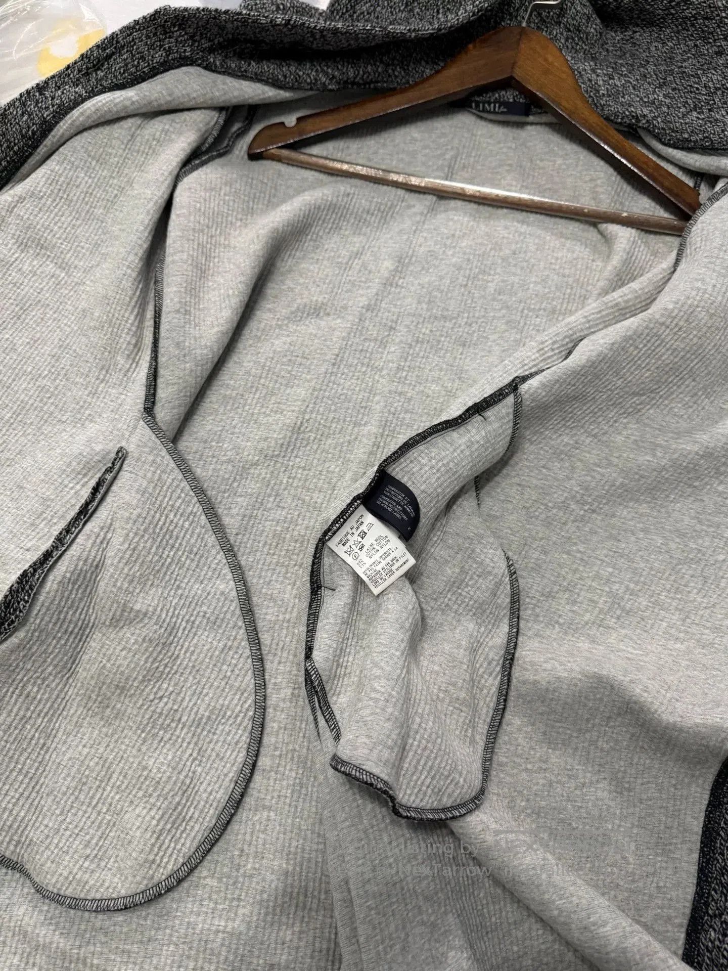 Limi Feu Long Hooded Wool Blend Cardigan Coat. Size M / US 6-8 / IT 42-44 - 8 Thumbnail