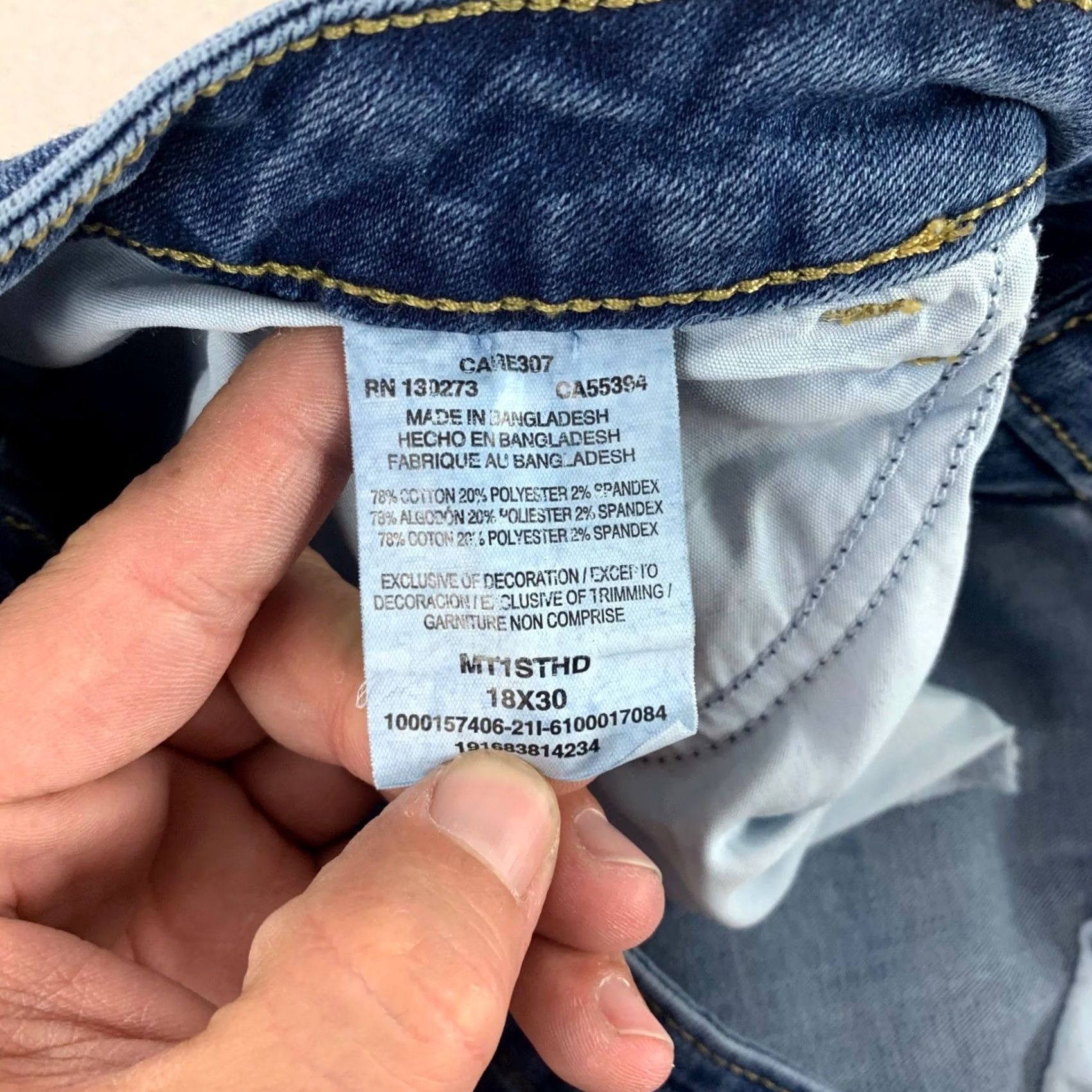 Wrangler Wrangler Jeans Womens 18W 30in Blue High Rise True Straight Stretch Medium Wash Jeans Size 40" / US 18 - 4 Thumbnail