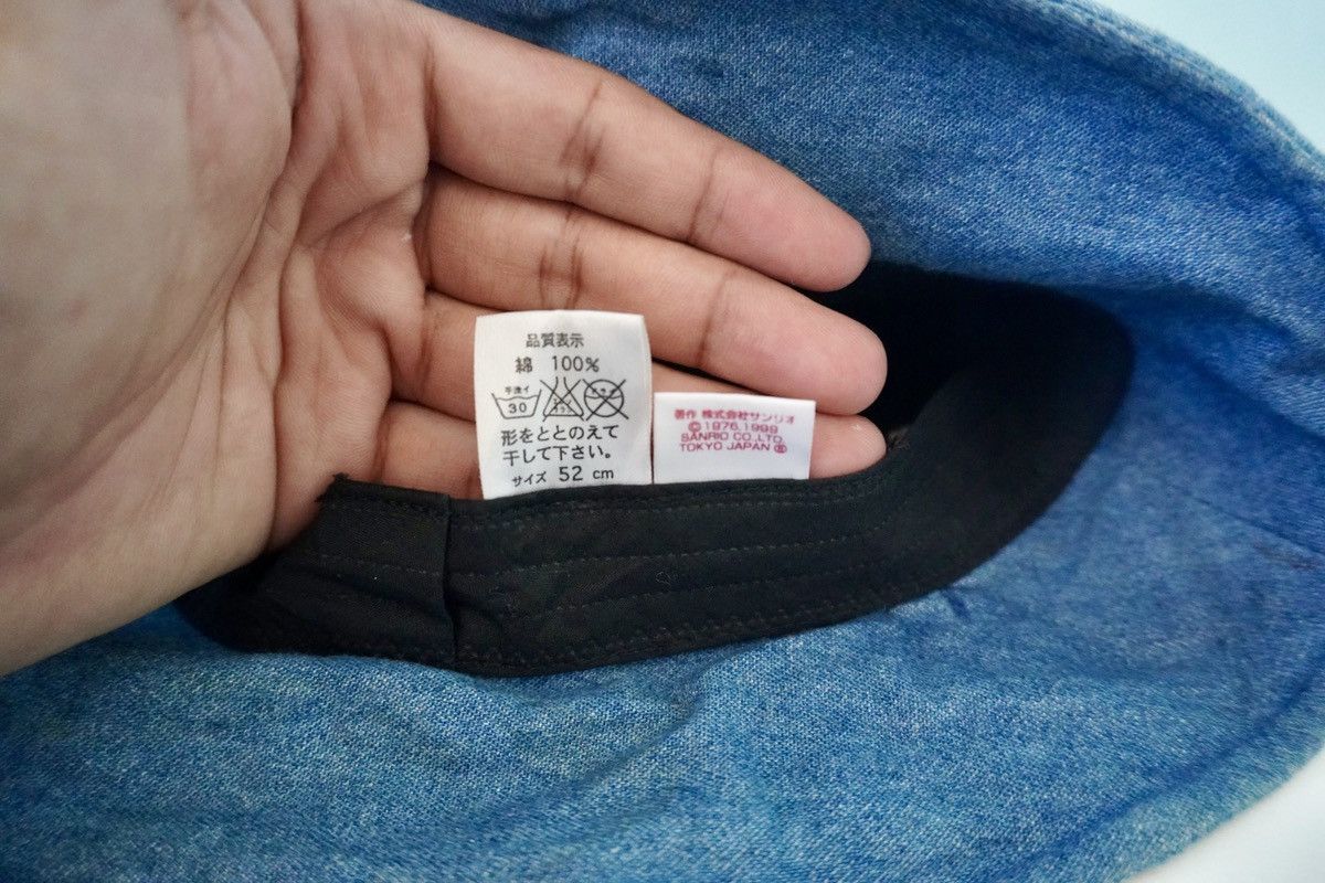 Japanese Brand × Vintage Hello kitty bucket hat blue denim embroidered hat cutie Size ONE SIZE - 6 Thumbnail